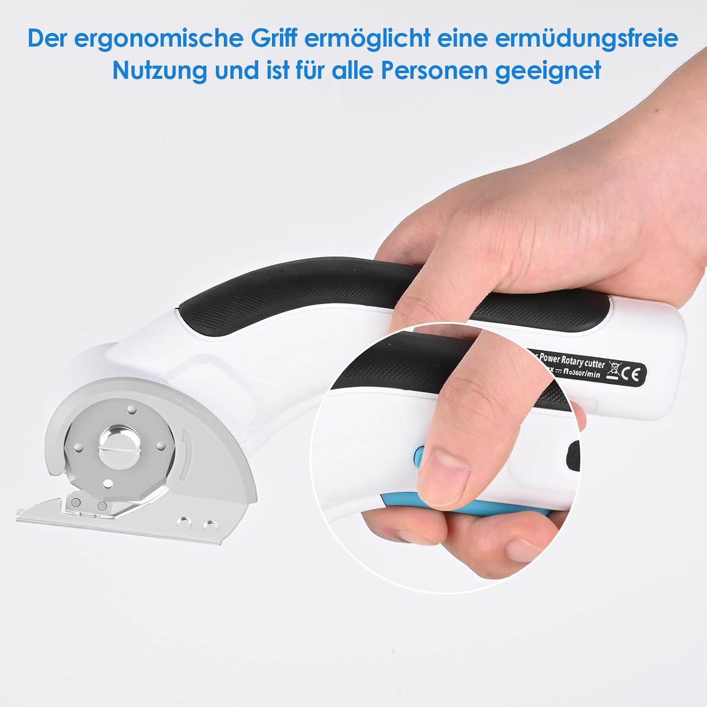 Elektrischer Kartonschneider mit Akku