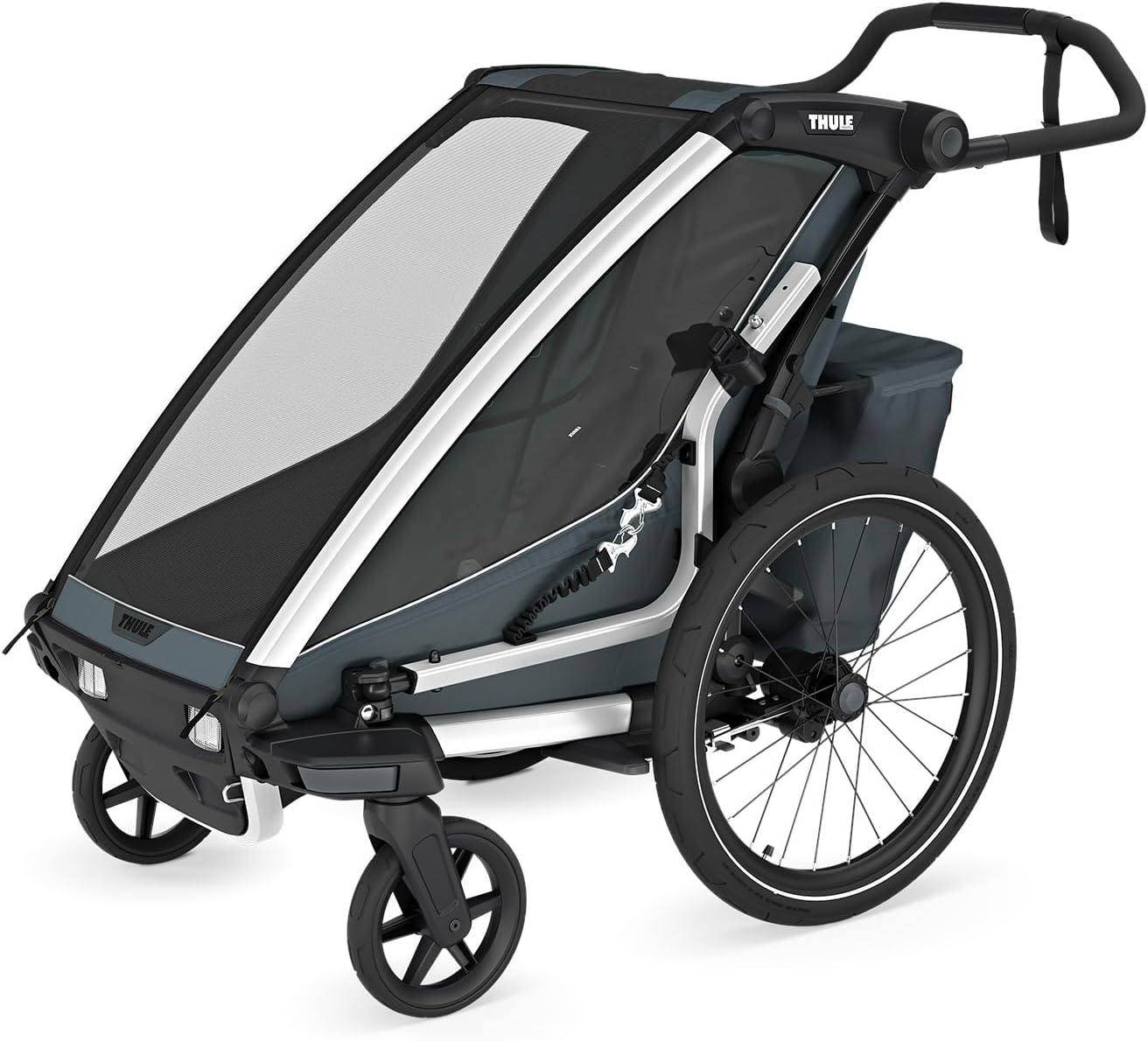 Chariot Cross 2 Multisport-Fahrradanhänger, Dark slate Single