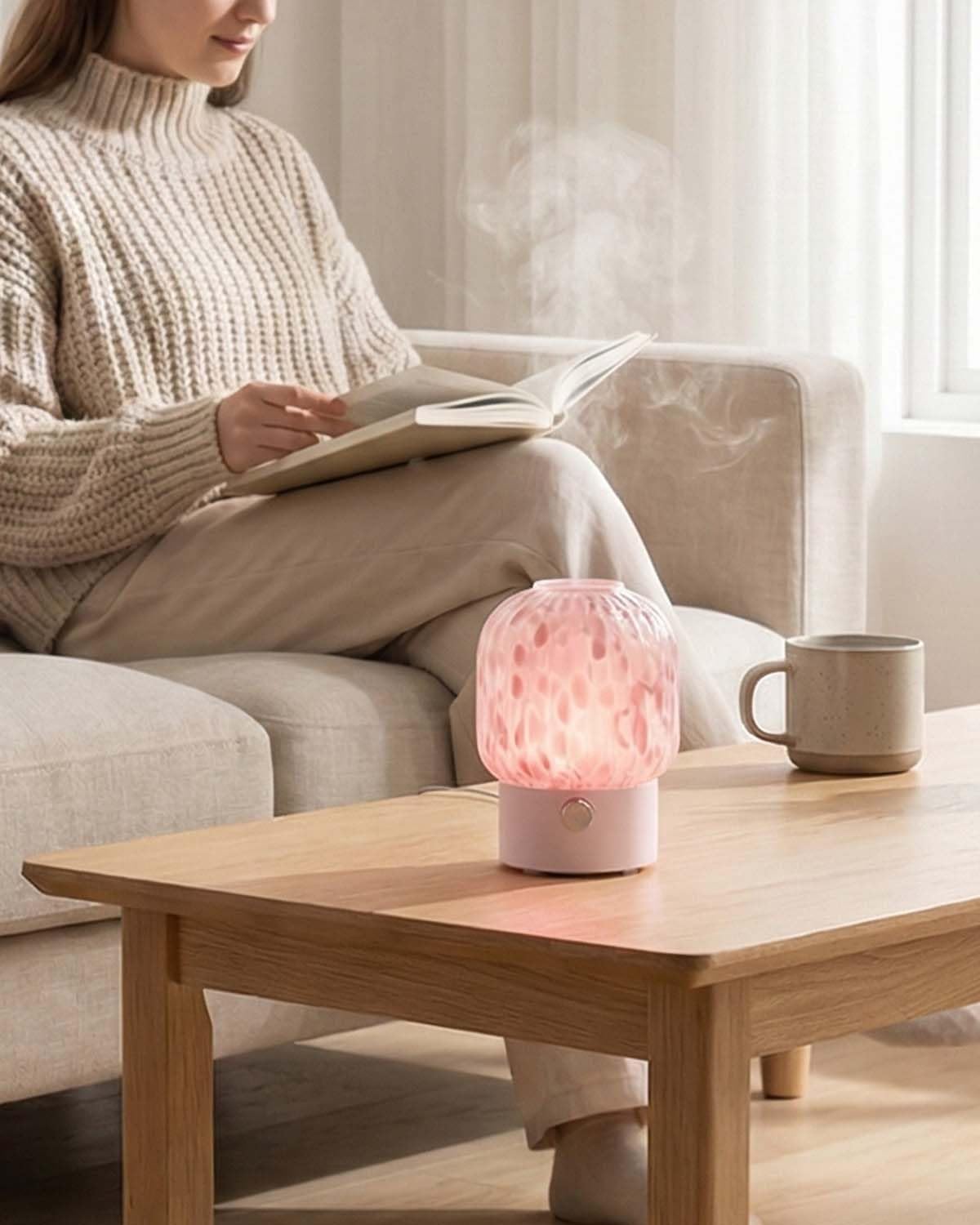 Aroma Diffuser mit LED-Licht, 005-rose