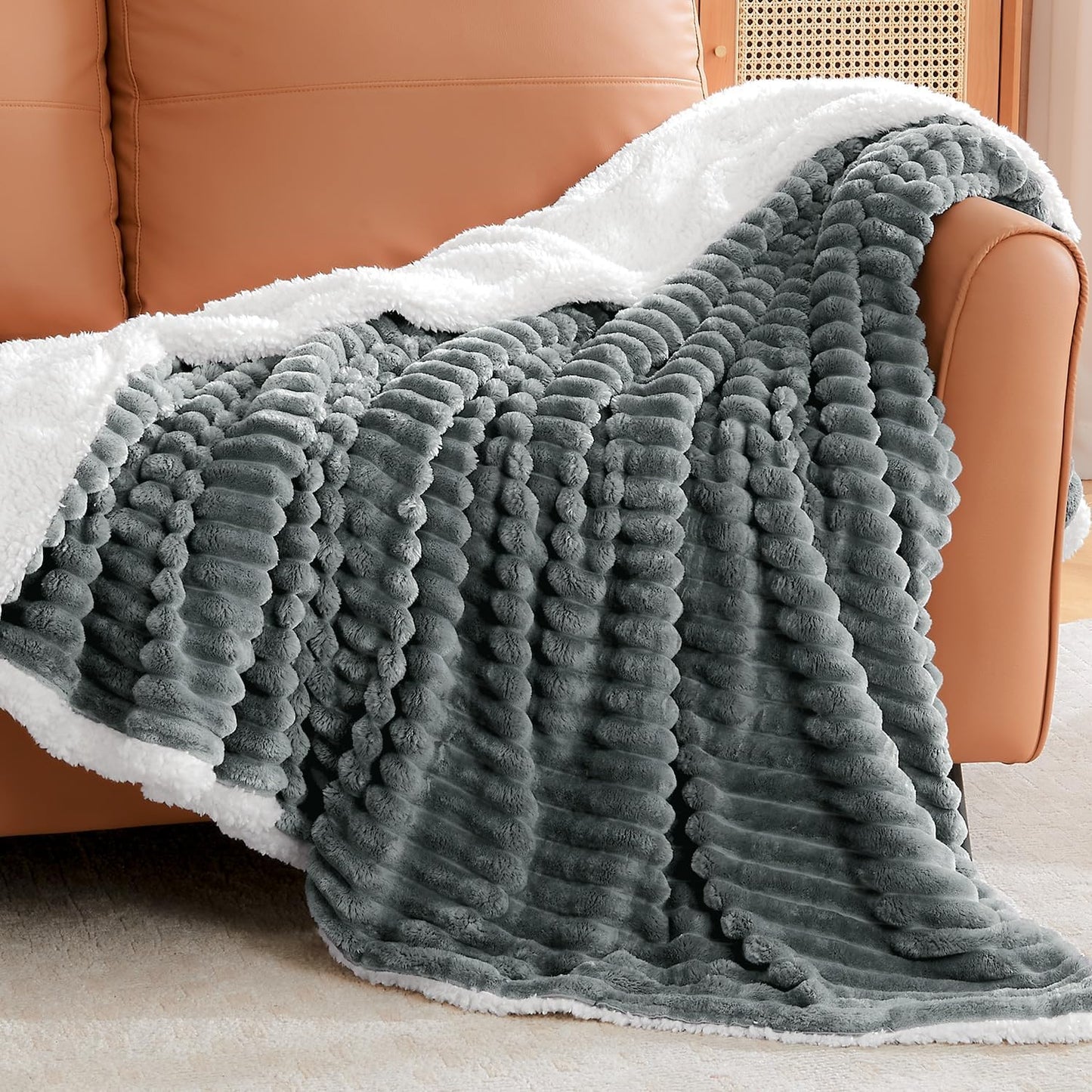 Kuscheldecke, Grau 125 x 150 cm