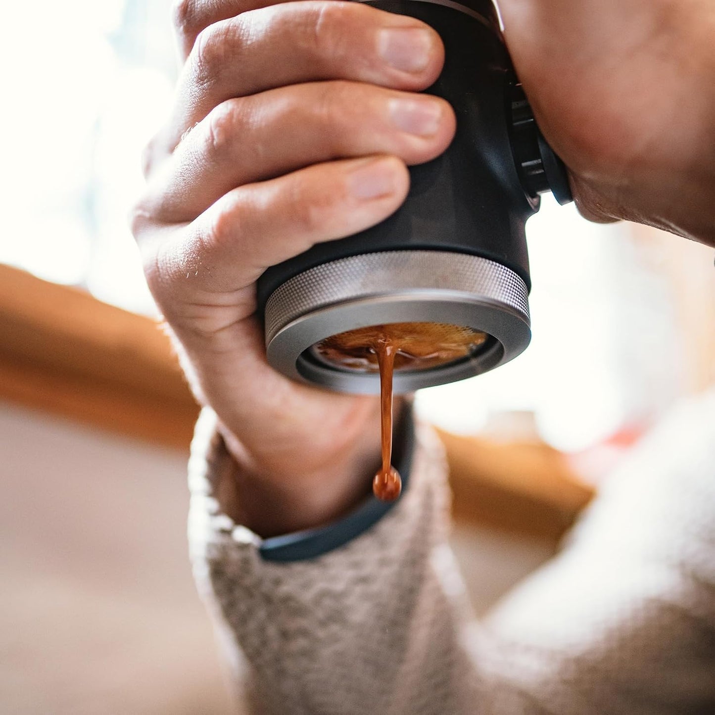 Tragbare Espressomaschine