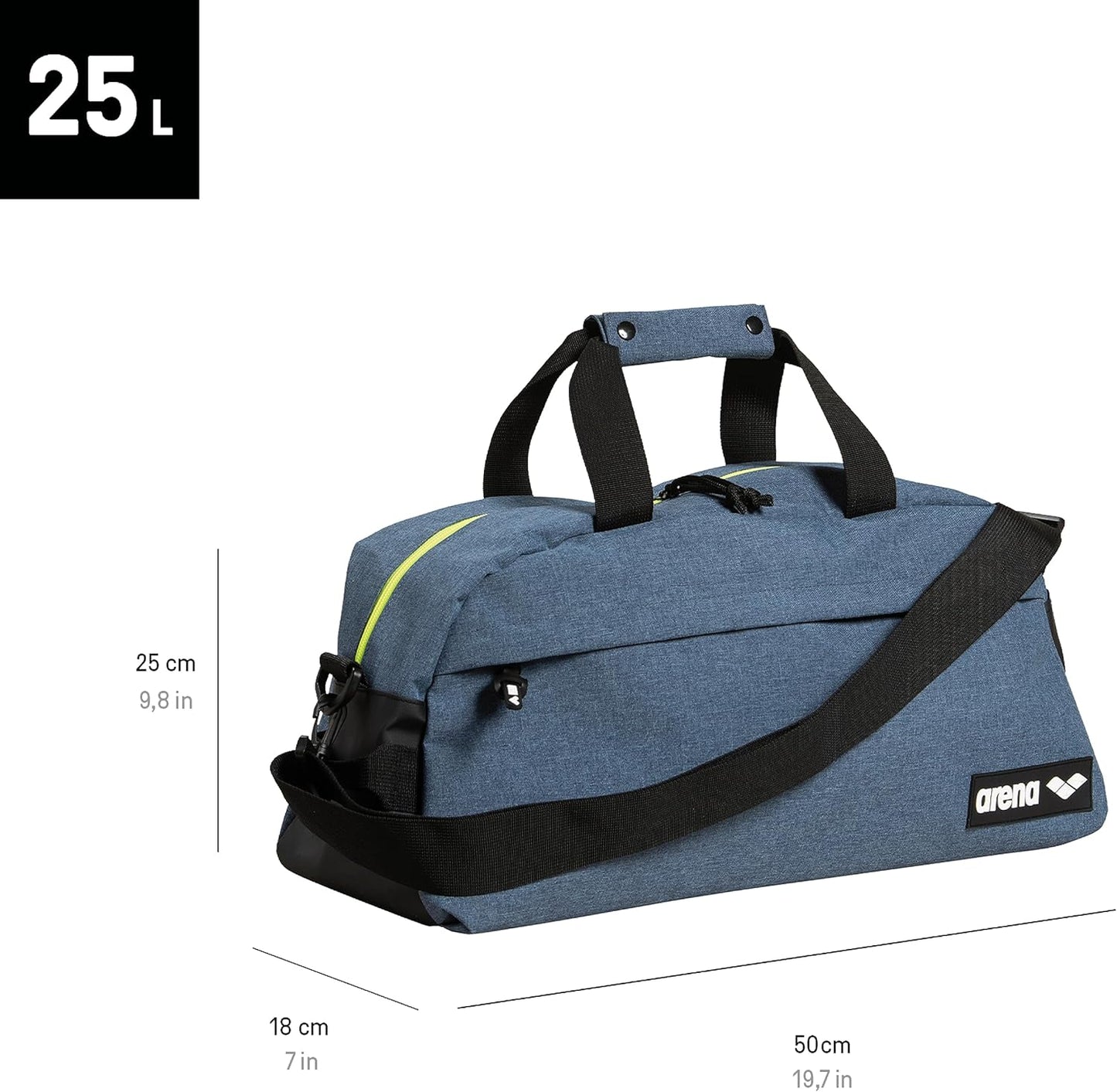 Team Duffle Sporttasche mit Nassfach, Rot (Team Red Melange)