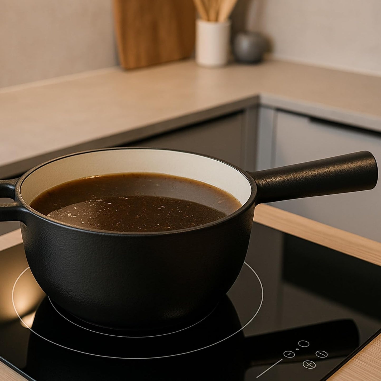 Fondue Ersatztopf, Schwarz Ersatztopf