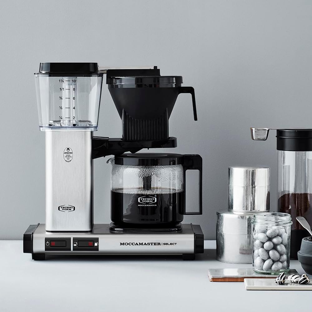 Filter-Kaffeemaschine KBG Select mit Glaskanne, Brushed Single