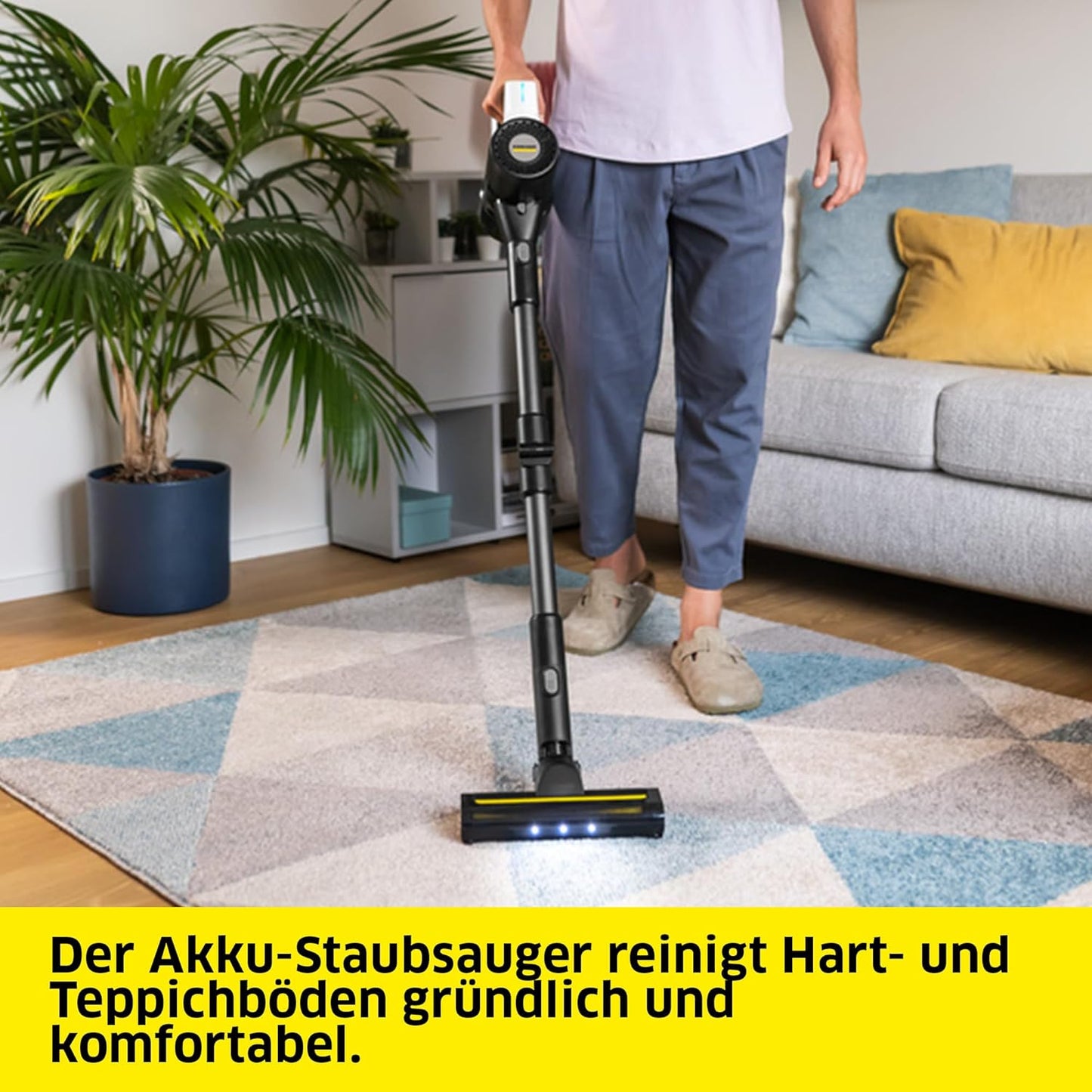 Akku-Staubsauger, mit Max-Flex-Gelenkrohr