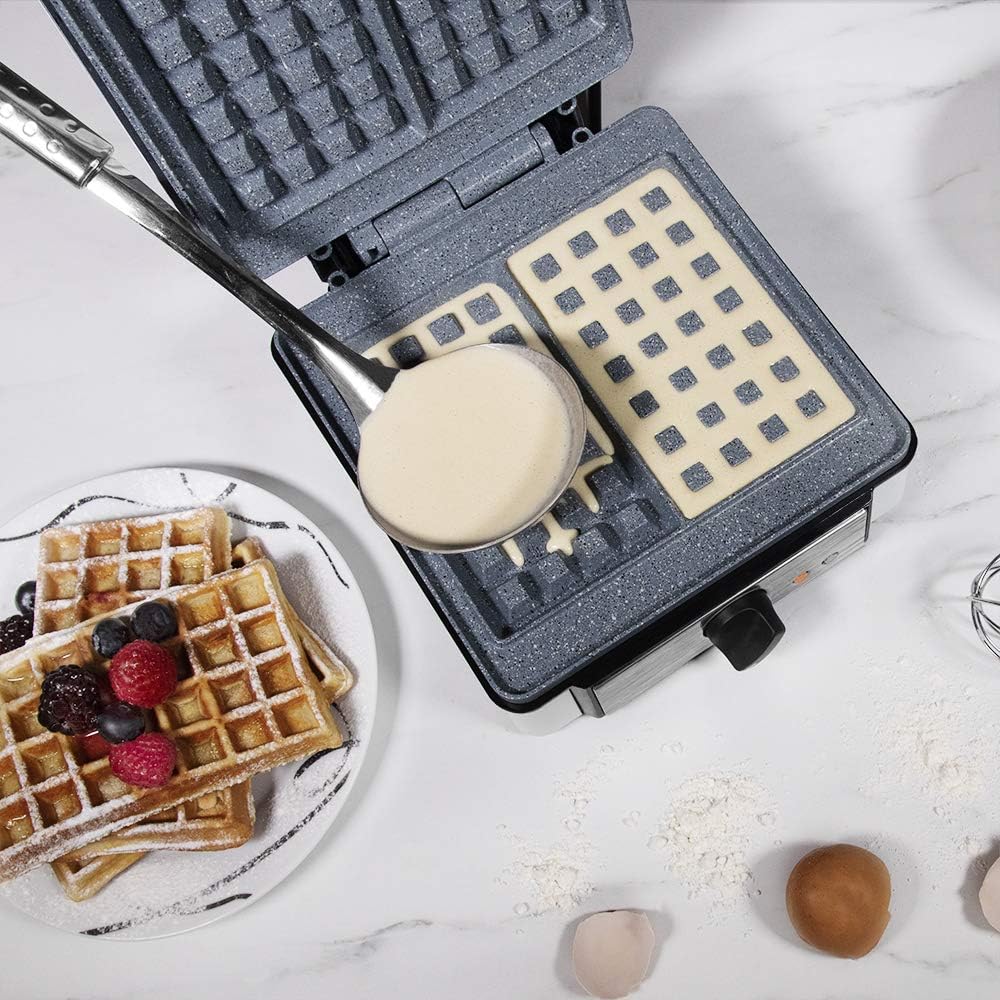 Waffeleisen Fun Gofrestone, 2 Waffeln