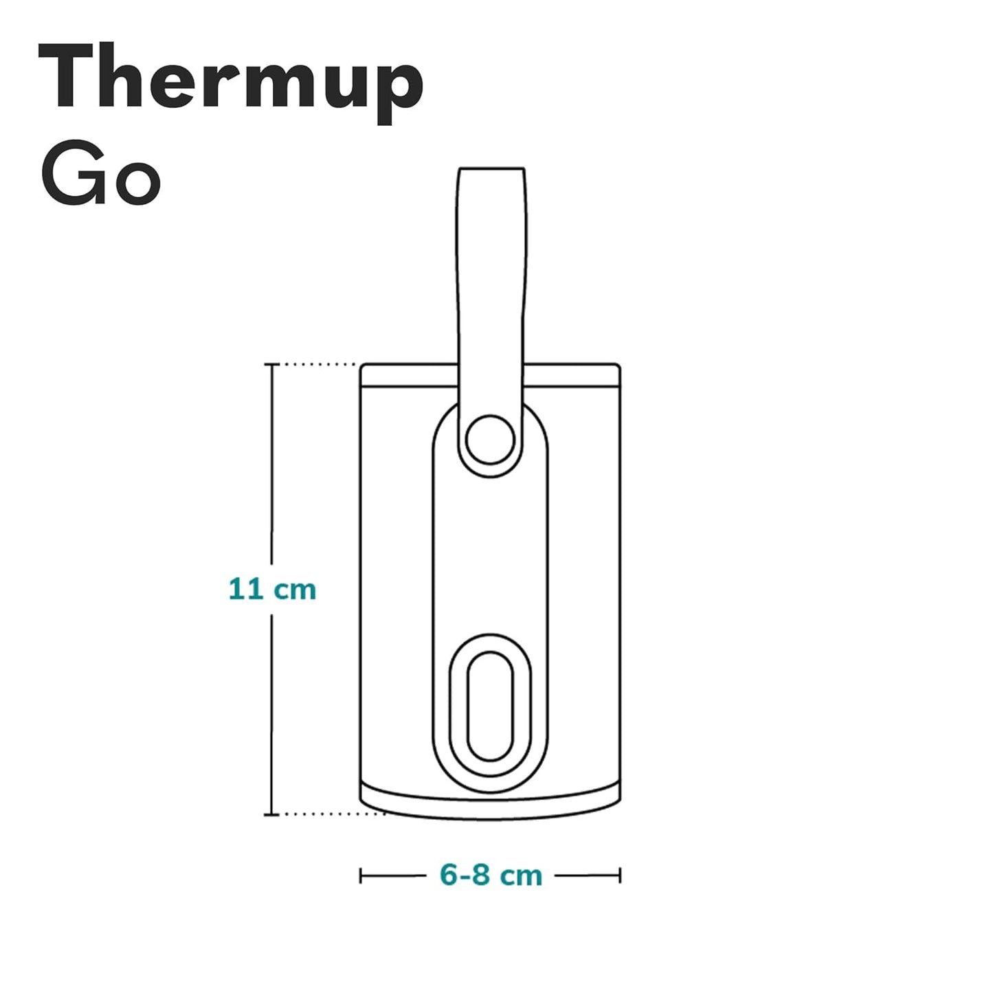Tragbarer Flaschenwärmer Thermup Go, Rosa THERMUP GO