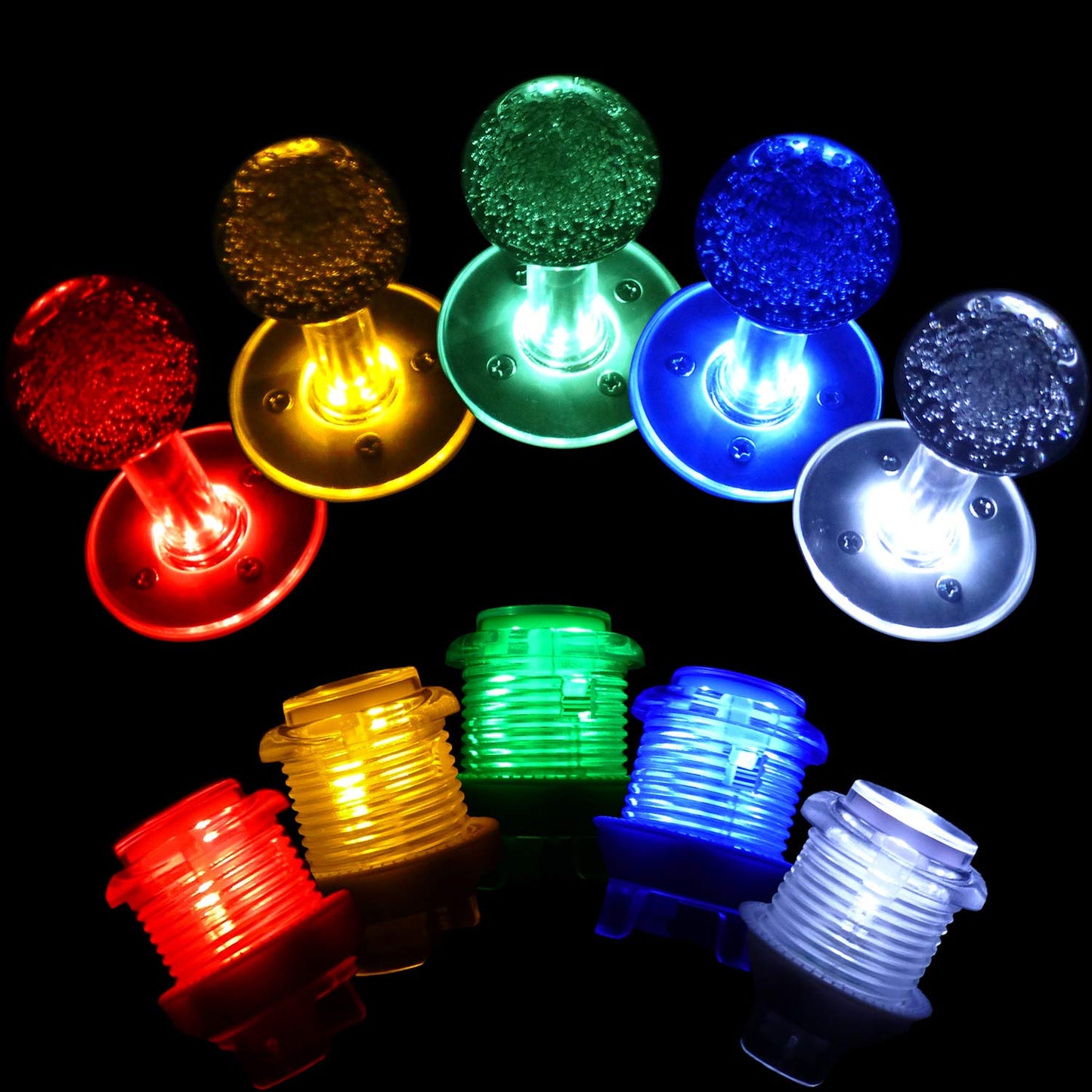 Arcade DIY Kit mit LED-Tasten & Joystick