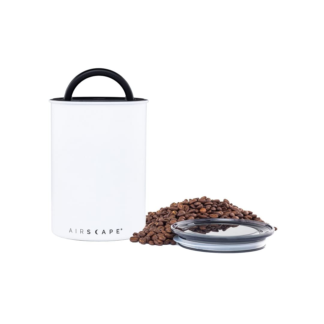 Kaffeebehälter mit luftdichtem Deckel, Mattweiß M