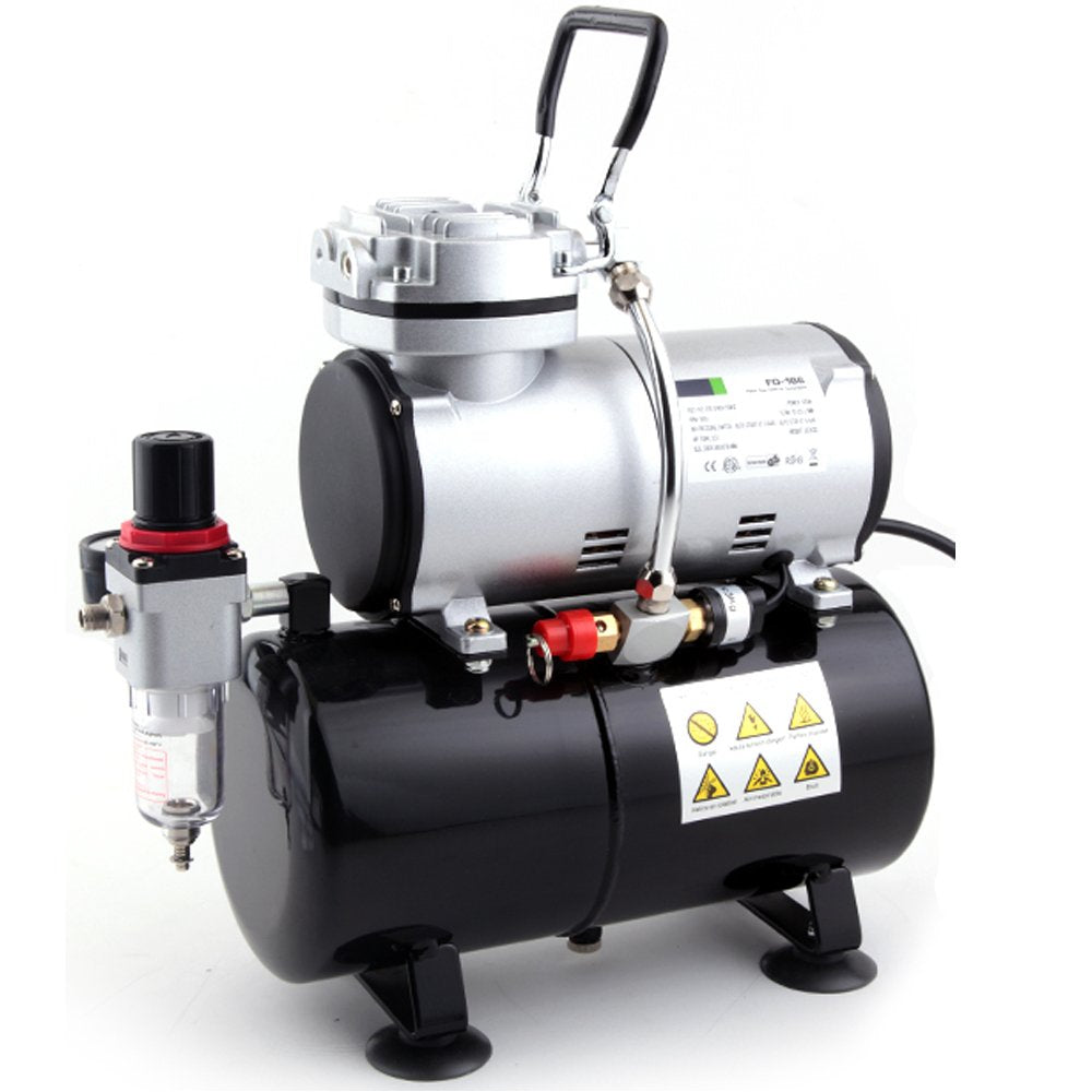 FD-186 Airbrushkompressor mit Lufttank, FD-186 Airbrushkompressor mit Lufttank, 47 dB