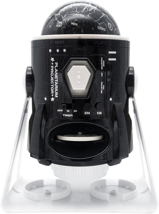 2-in-1 Planetarium Projektor mit Sternbildern und Bildern, Planetarium - White/Black