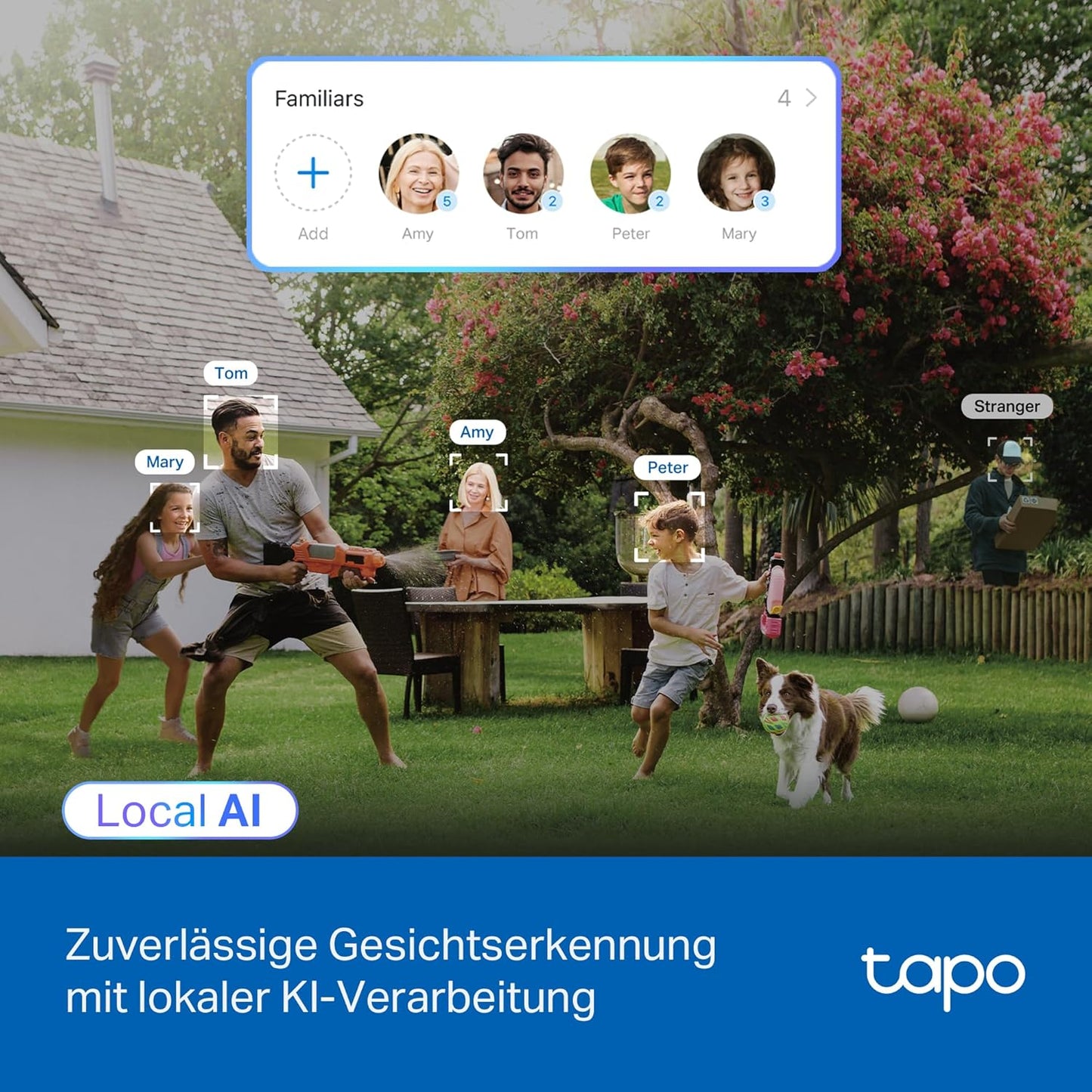 C560WS 4K WLAN-Überwachungskamera mit KI-Erkennung