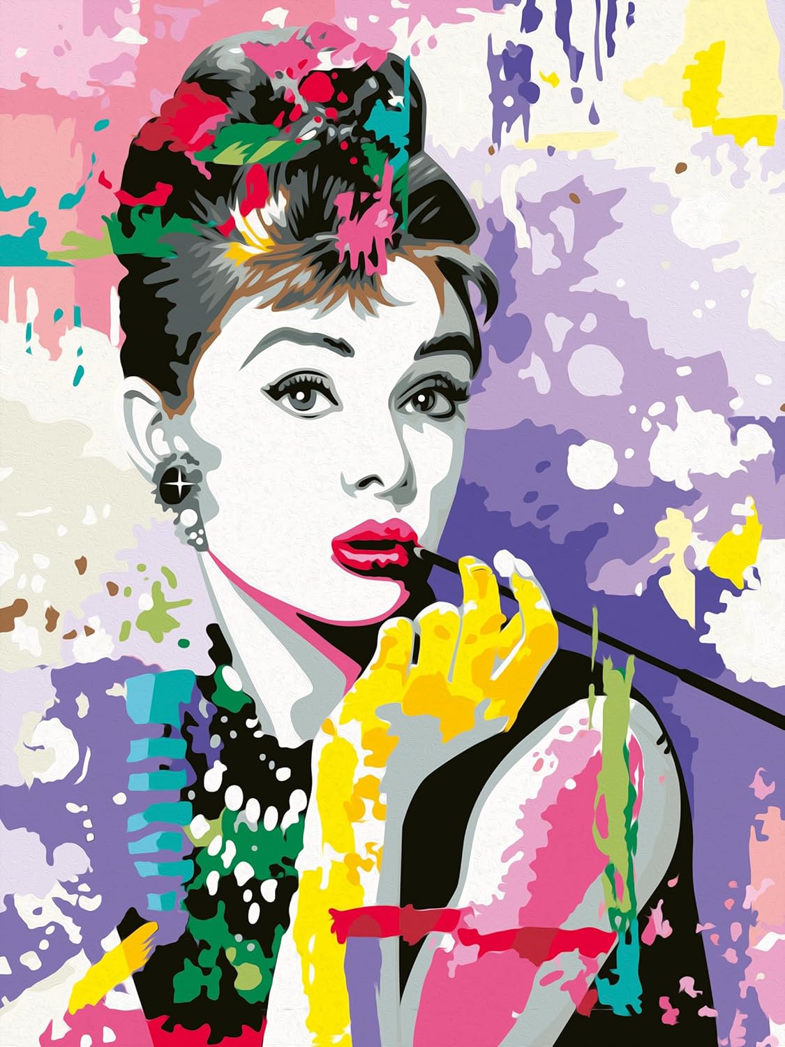CreArt Malen nach Zahlen Audrey Hepburn