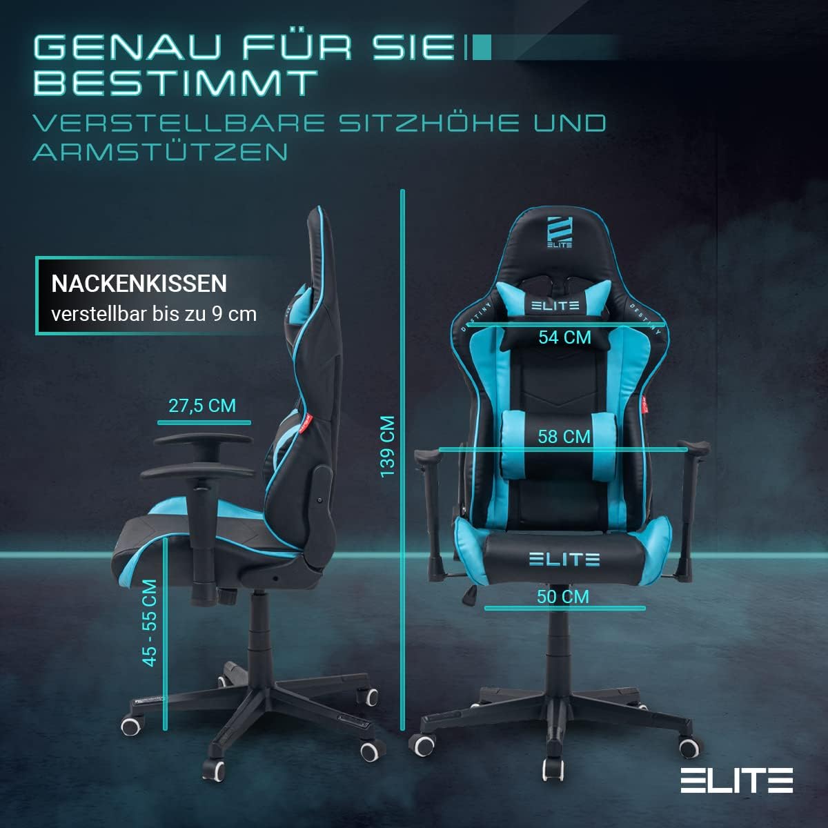 MG200 Destiny, Schwarz/Blau