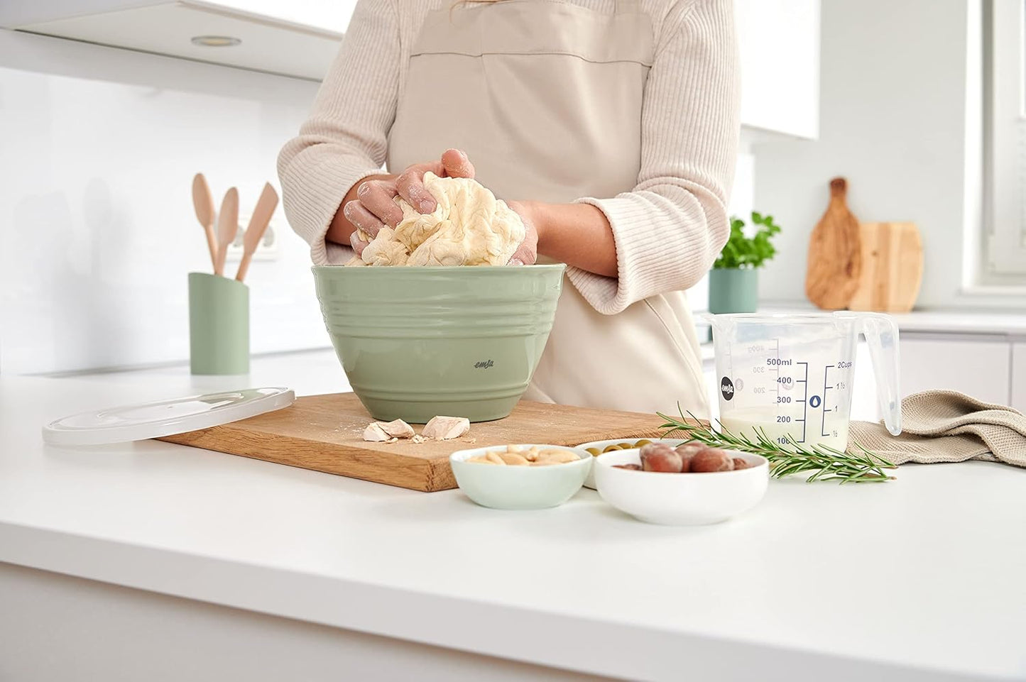 Prep&Bake 3er Set Kunststoff-Rührschüssel, 3er Set (1,7 + 2,75 + 4,15 L)