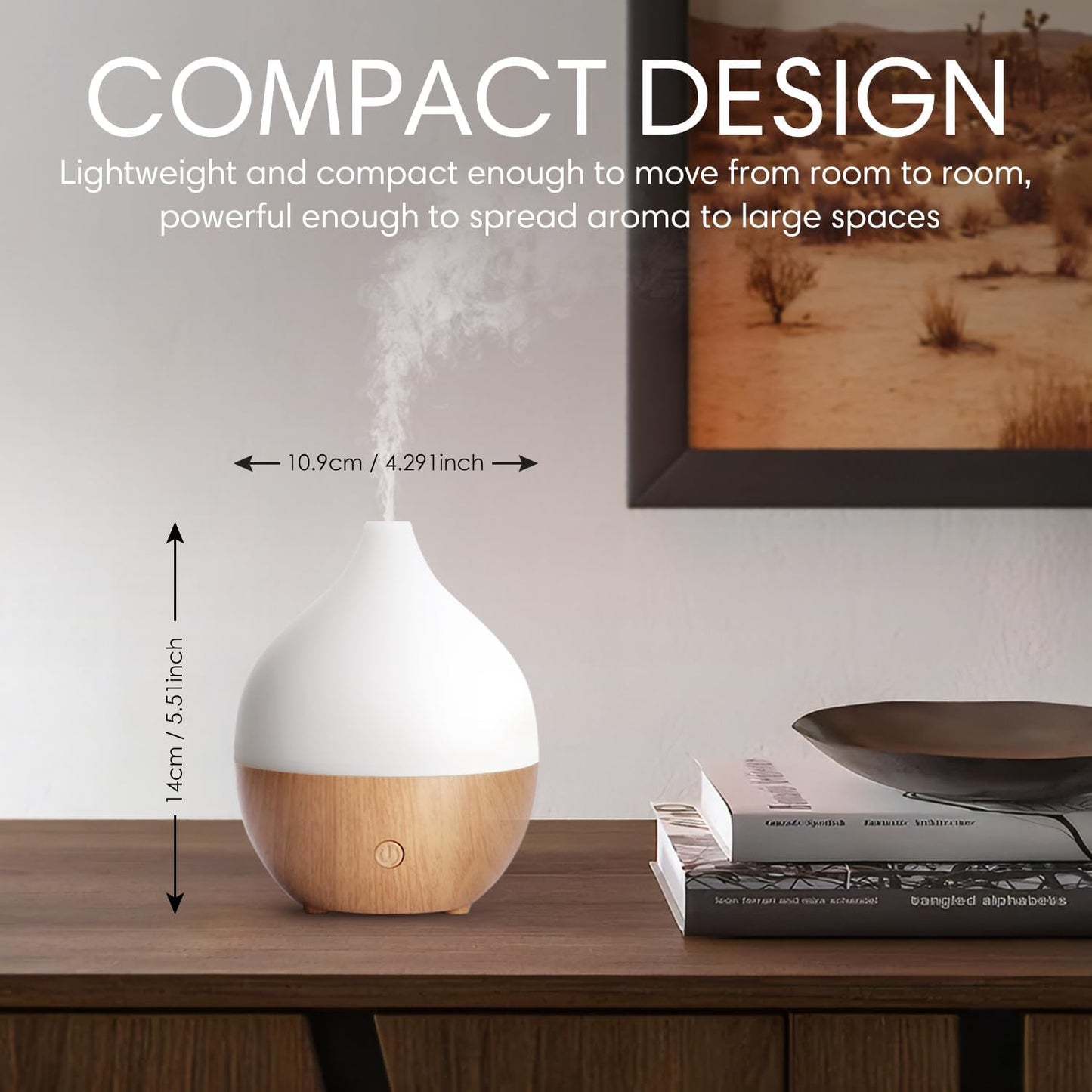 2er-Pack Aromatherapie Diffusor-Set mit Abschaltautomatik, 2er-pack