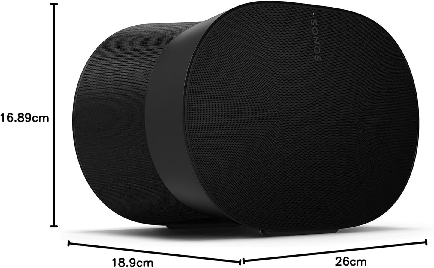 Era 300 Smart Speaker mit 3D-Audio & Dolby Atmos, Schwarz