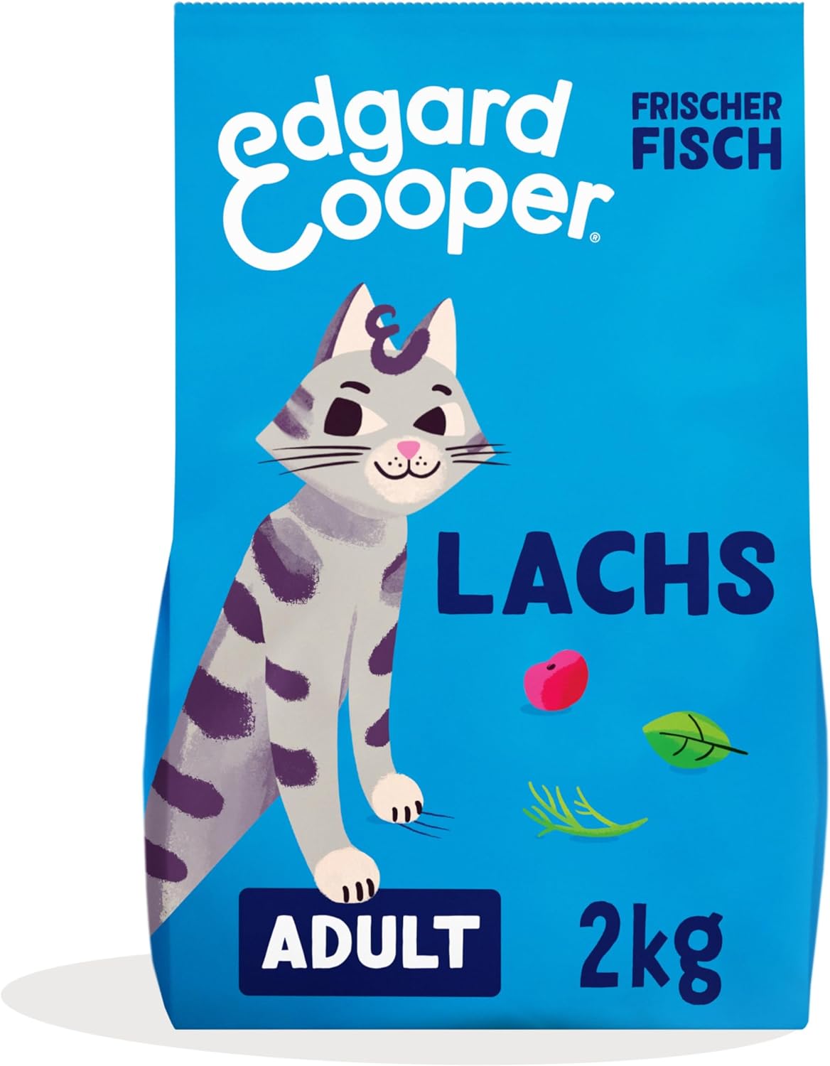 Katzenfutter trocken, Lachs 2 kg (1er Pack)
