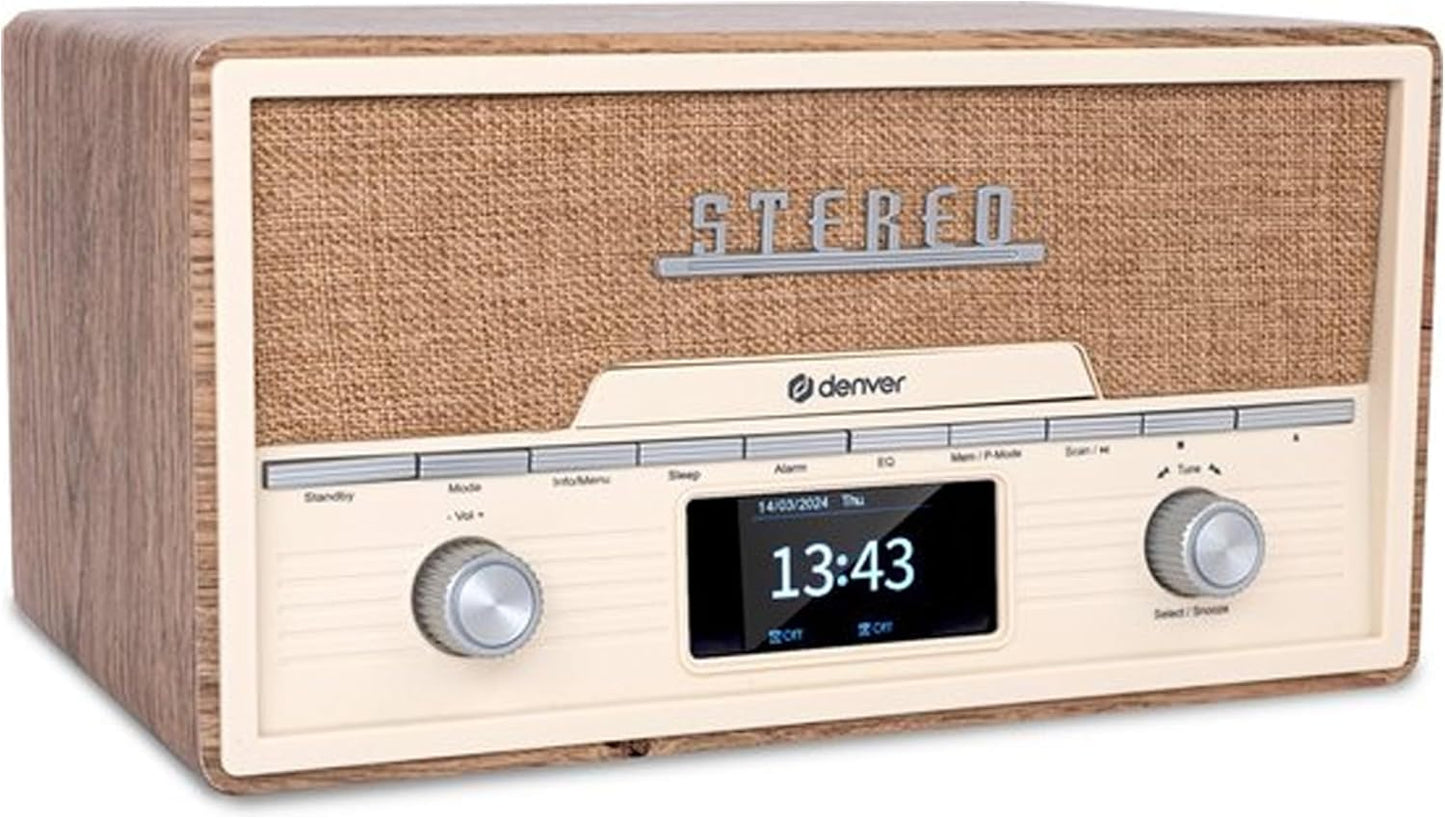 Retro Radio MDA-525, Hellbraun