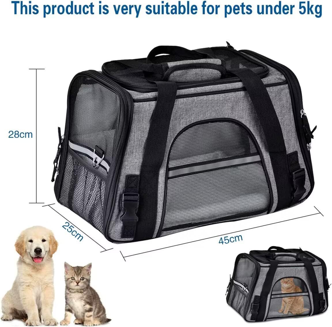 Katzen- und Hundetransporttasche