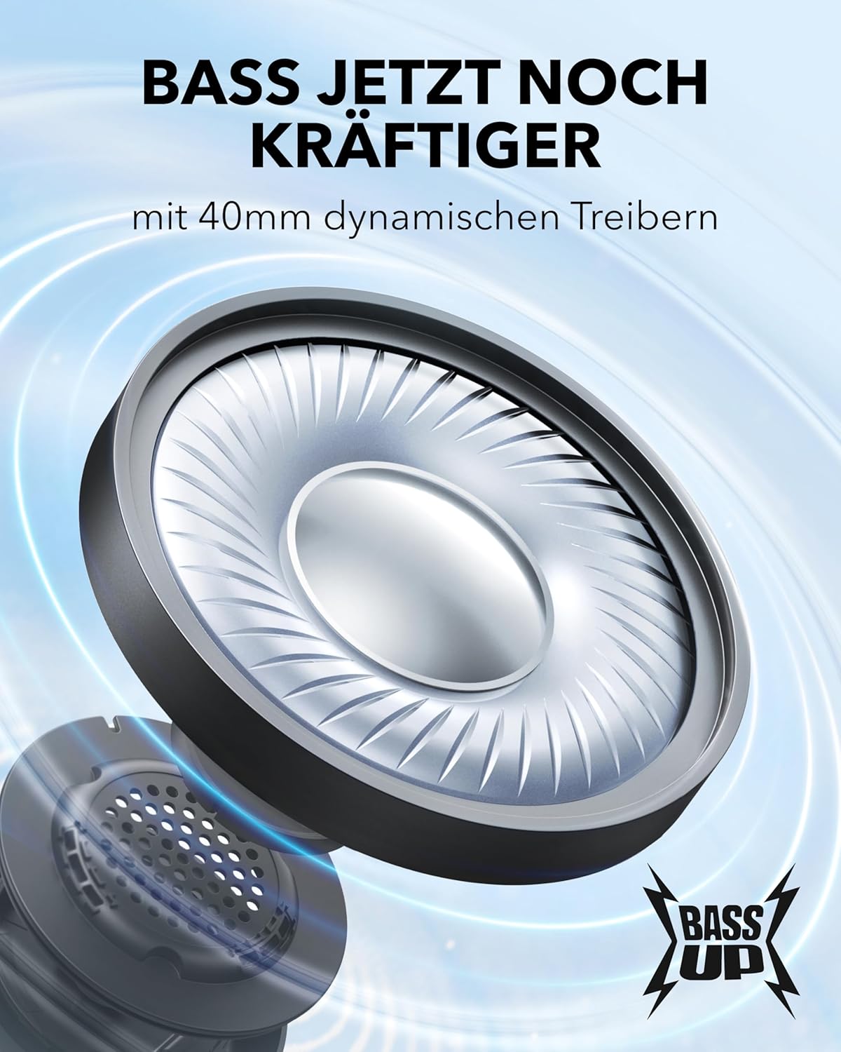 Kabellose On-Ear Kopfhörer H30i mit App-Steuerung, Schwarz