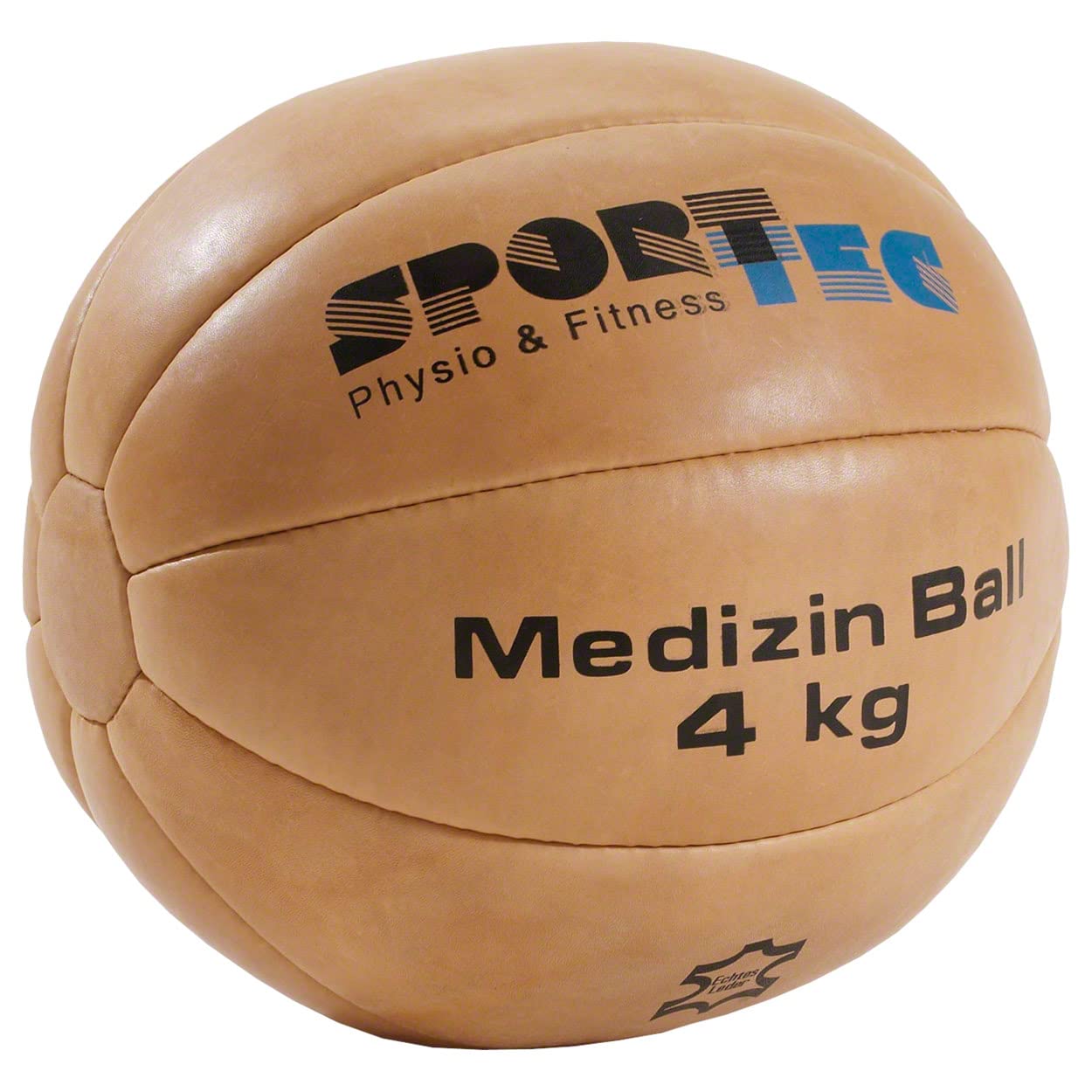 Medizinball aus Leder 4 kg, 4.0 Kilogramm