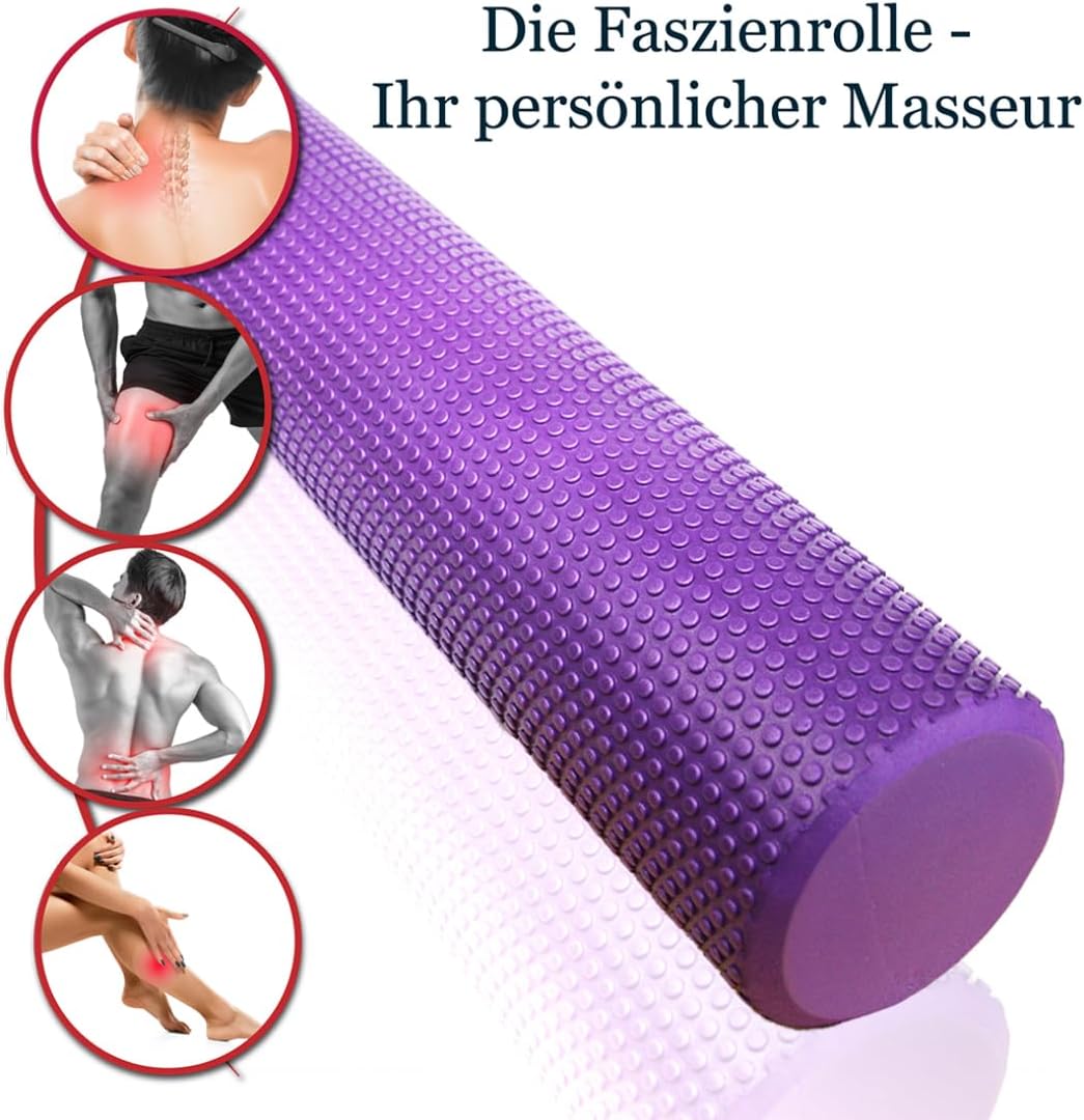Faszienrolle für Rückenmassage