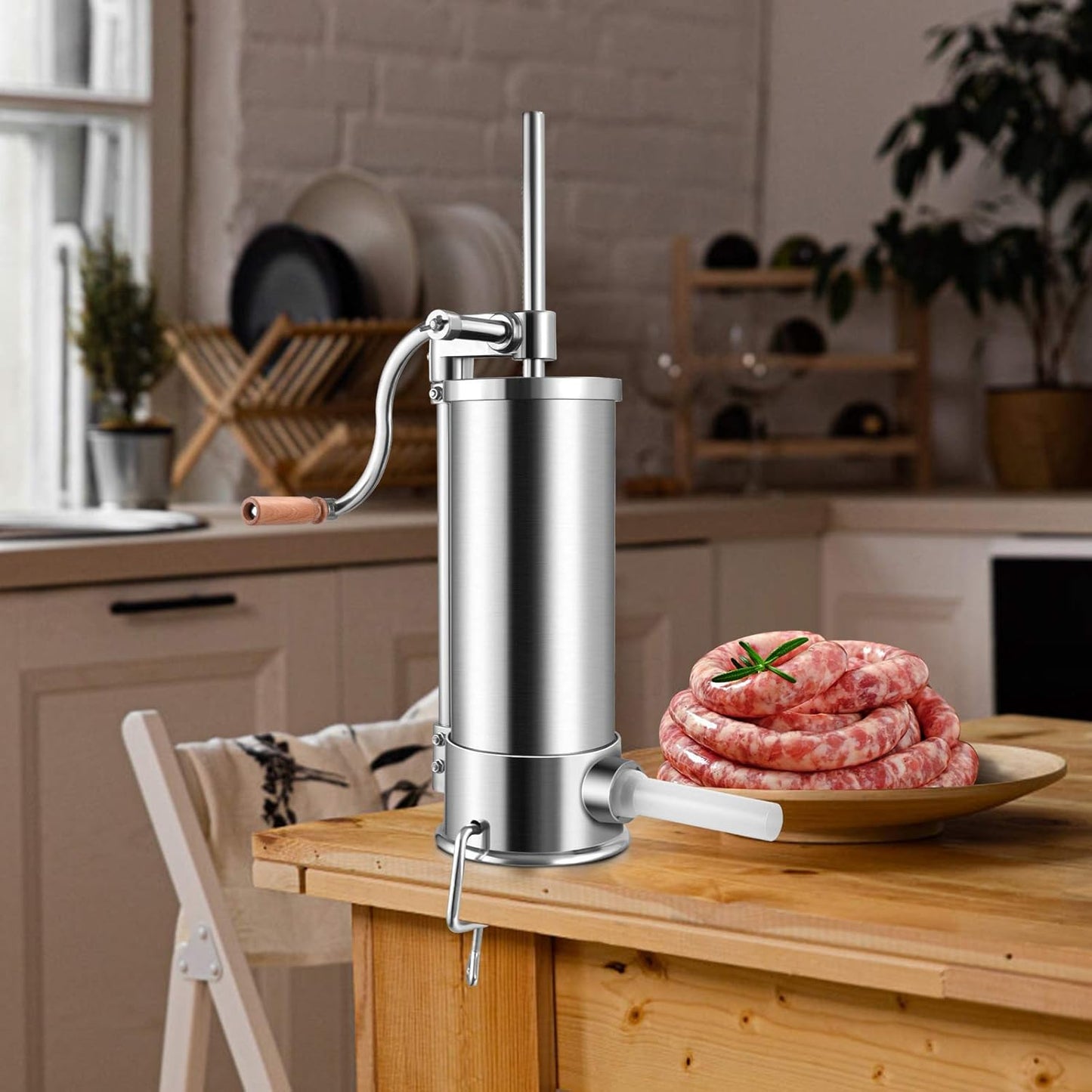 Wurstfüller mit 4 Füllrohren, 5 KG