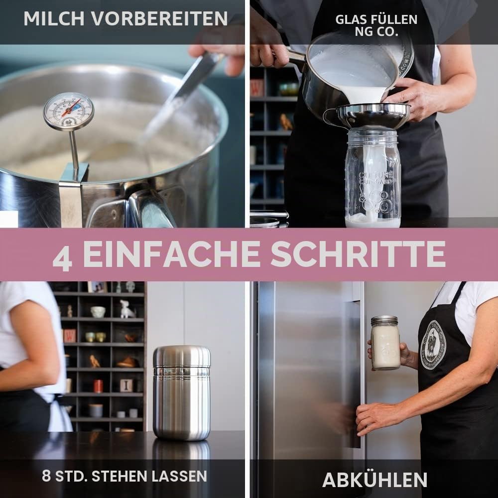 Edelstahl Joghurtbereiter