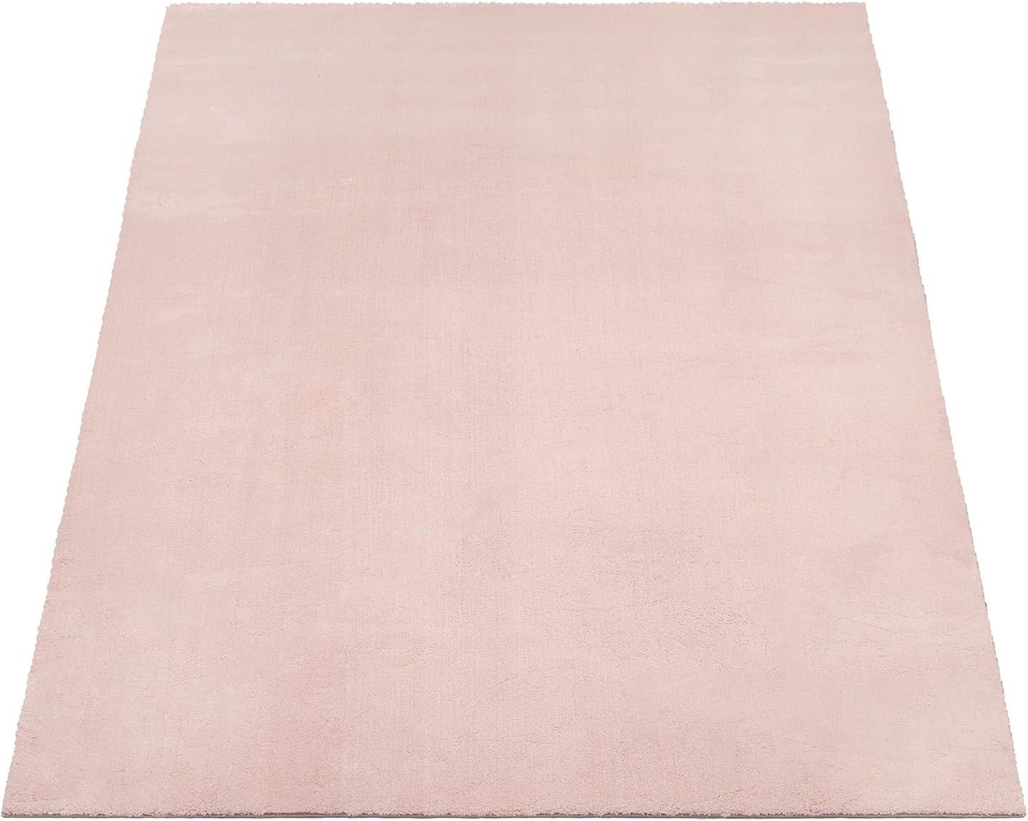 Relax Badezimmerteppich, rutschfest, flauschig und waschbar, 80 x 150 cm Blush
