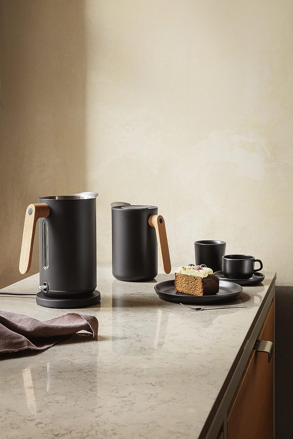 Wasserkocher Nordic Kitchen, Schwarz
