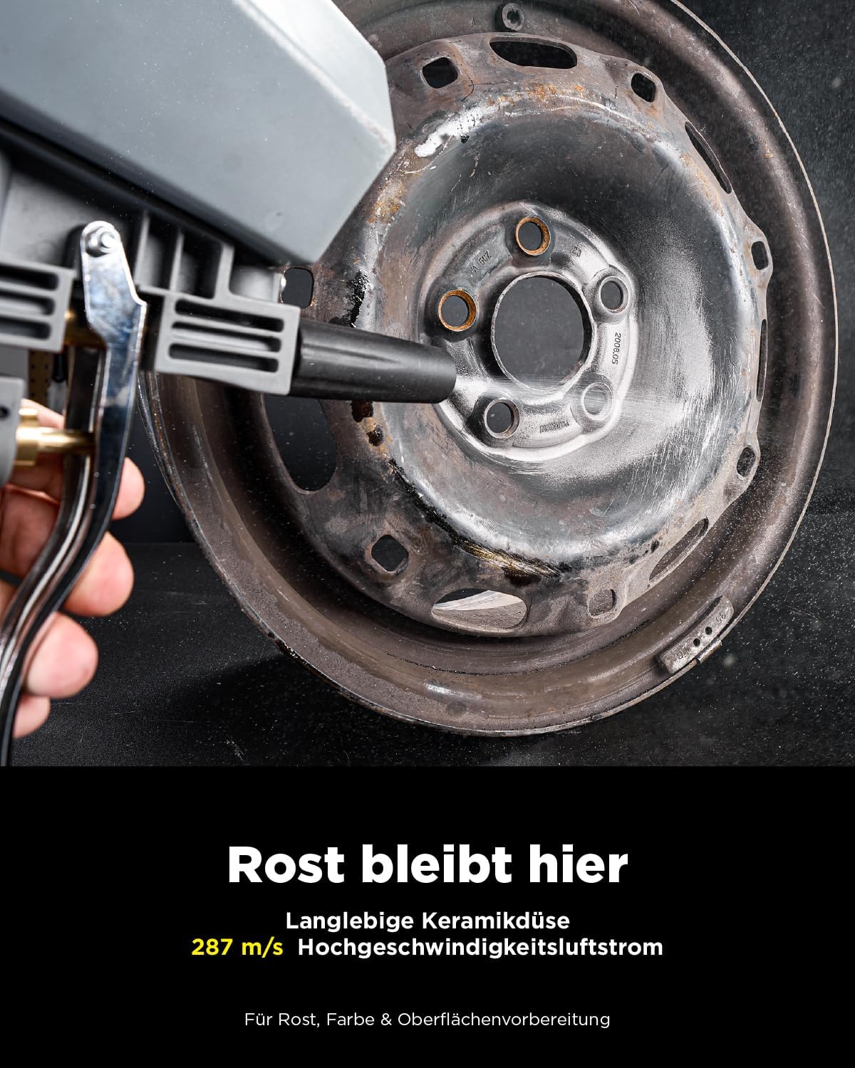Tragbare Sandstrahlpistole, Sandstrahler Basic Set