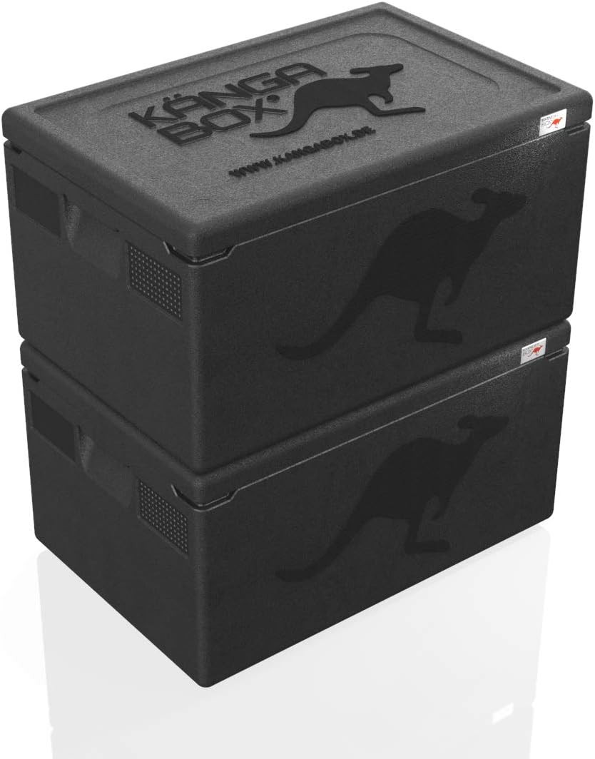 Thermobox GN 1/1 für Essen, Schwarz