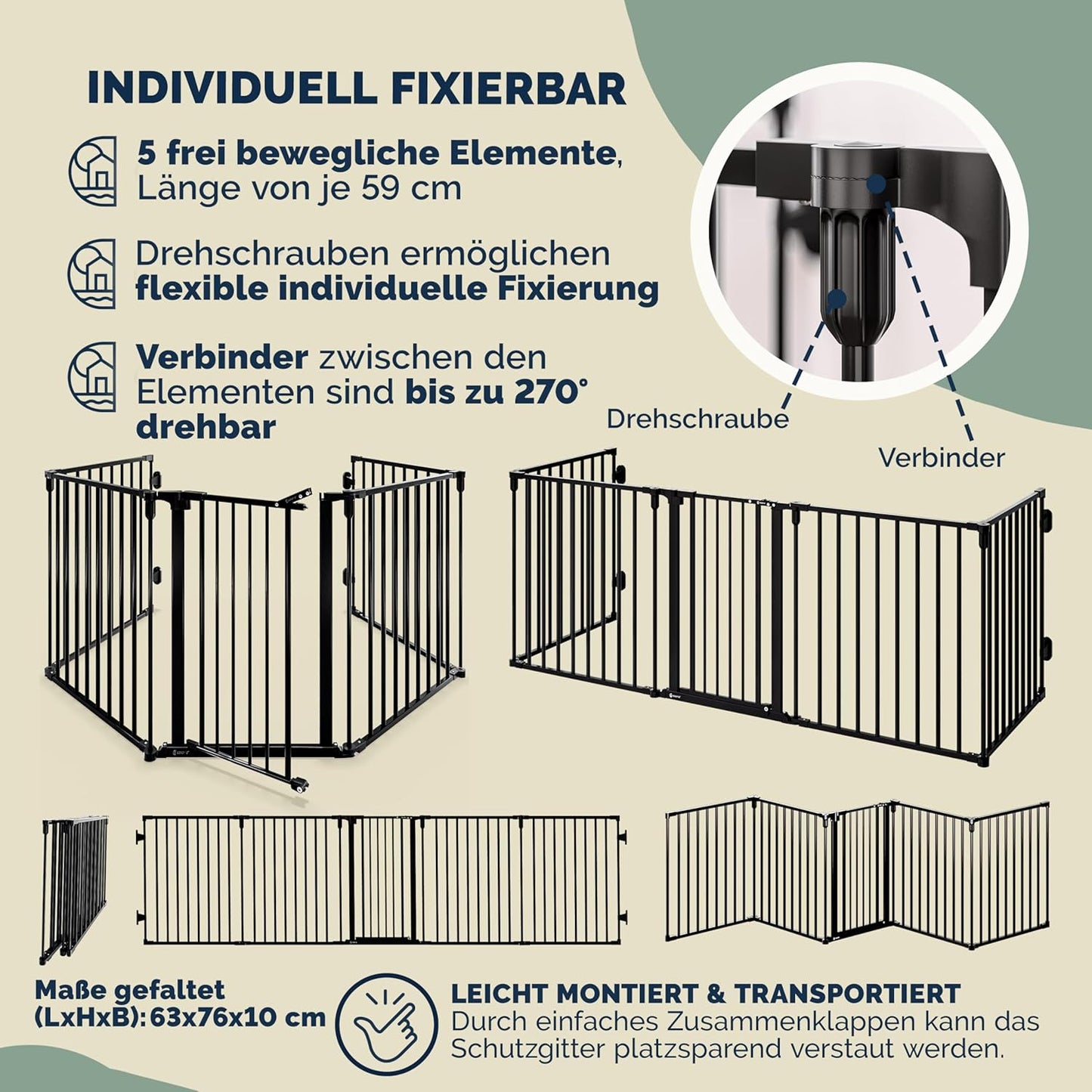 Kaminschutzgitter, 1x