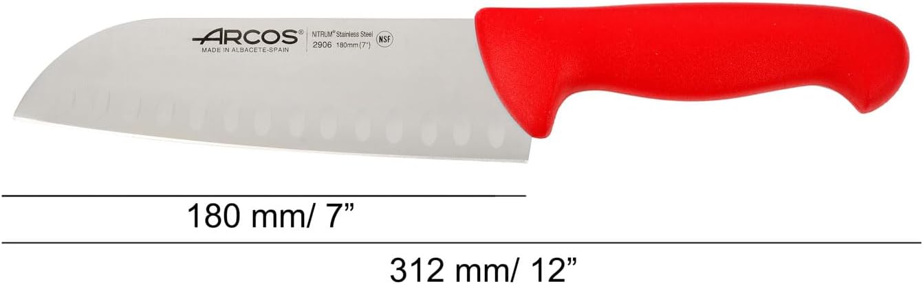 Serie 2900 - Santokumesser, 180 mm Rot