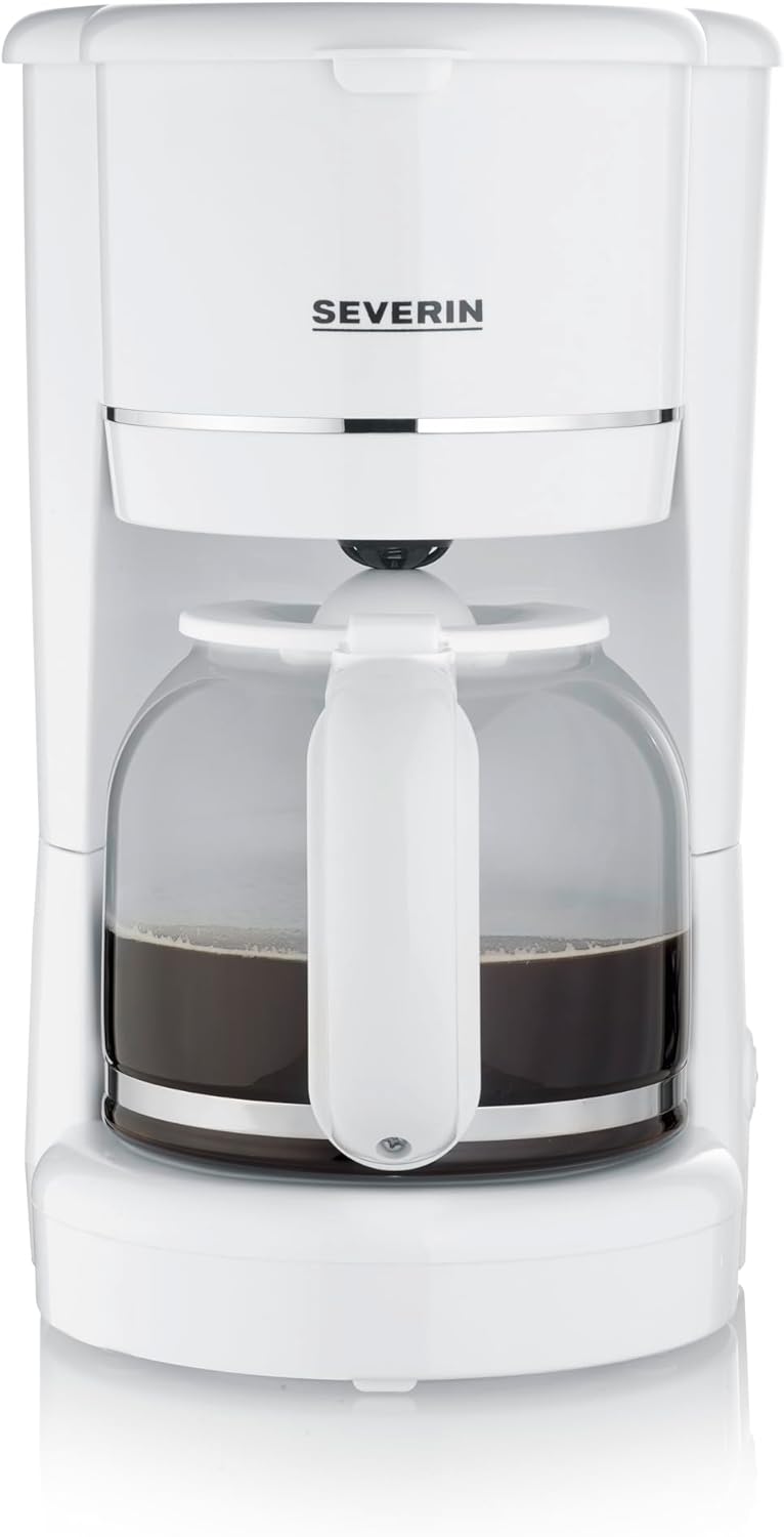 KA 4323 Filterkaffeemaschine mit Glaskanne, Weiss, 900w - 10 Tassen