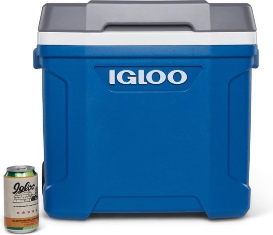 Latitude - Outdoor-Kühlbox mit Rollen (28L), 30 Roller - 28L Blau