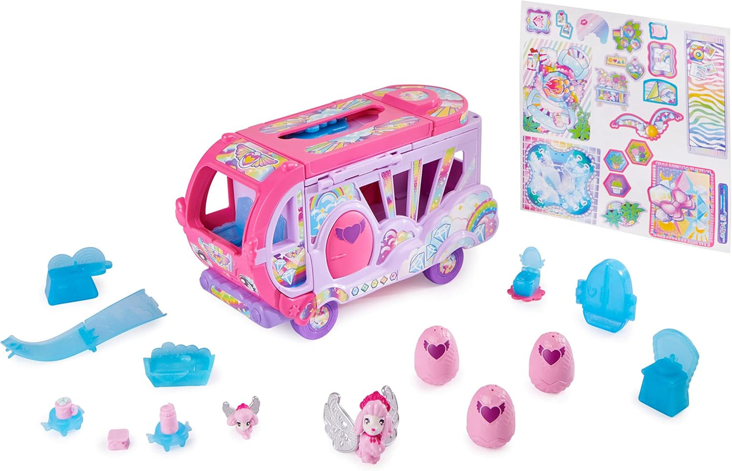 Wohnmobil-Spielset mit 6 Spielfiguren