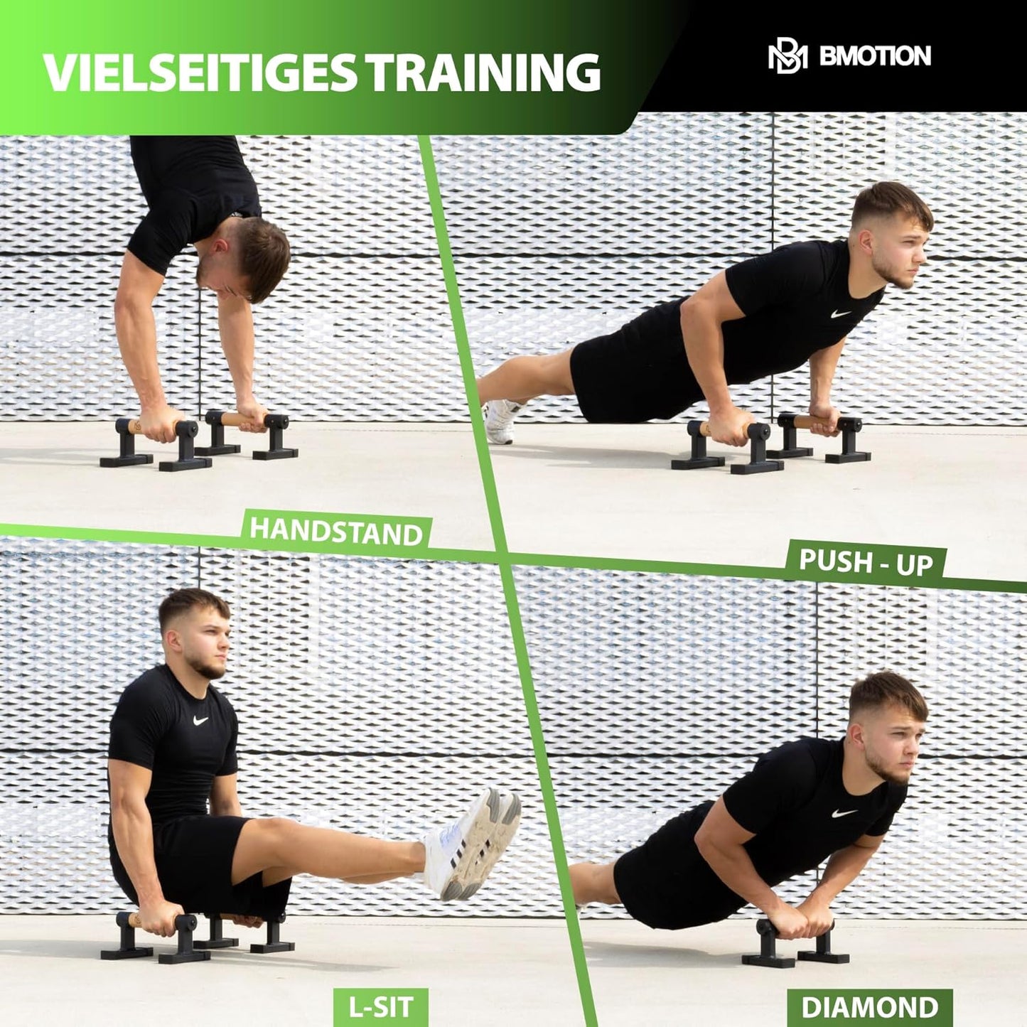 Parallettes Liegestützgriffe für Calisthenics Training