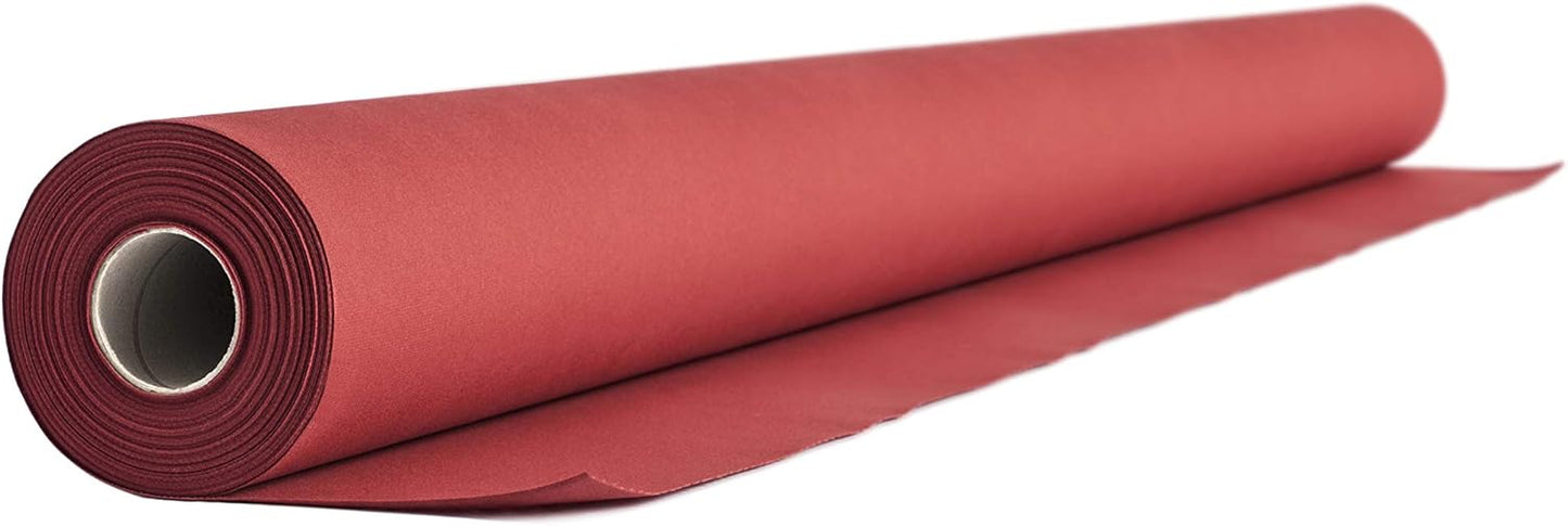 Airlaid Tischdeckenrolle, 2400 x 120 cm (Rechteckig) Rot