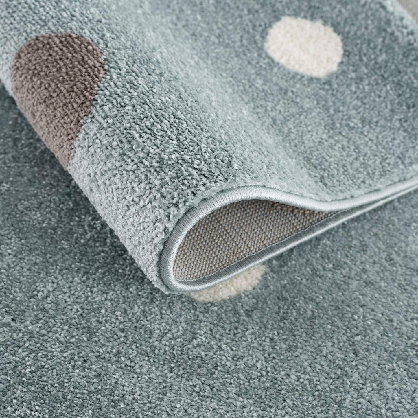 Kinderteppich Dots, 80 x 150 cm (Rechteckig) Mint