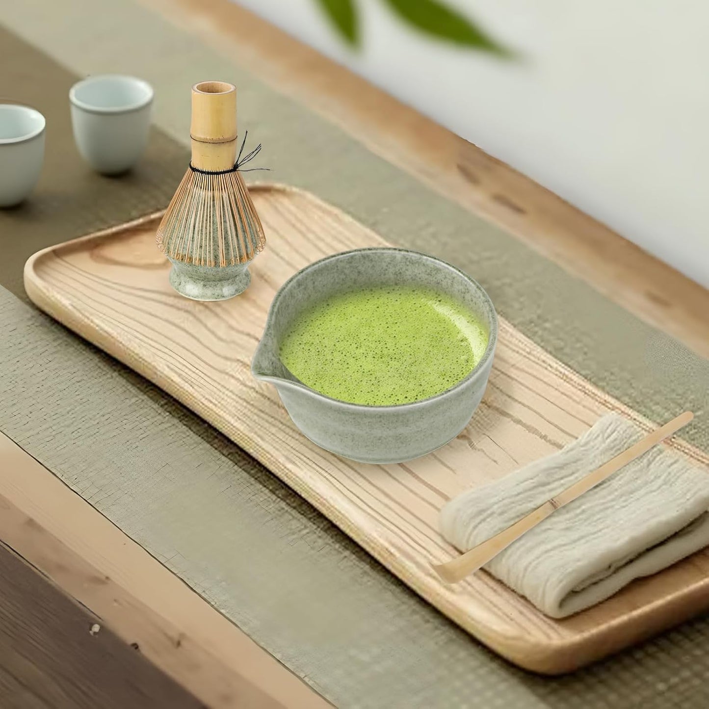 4-teiliges Matcha-Tee Set, Vert Menthe