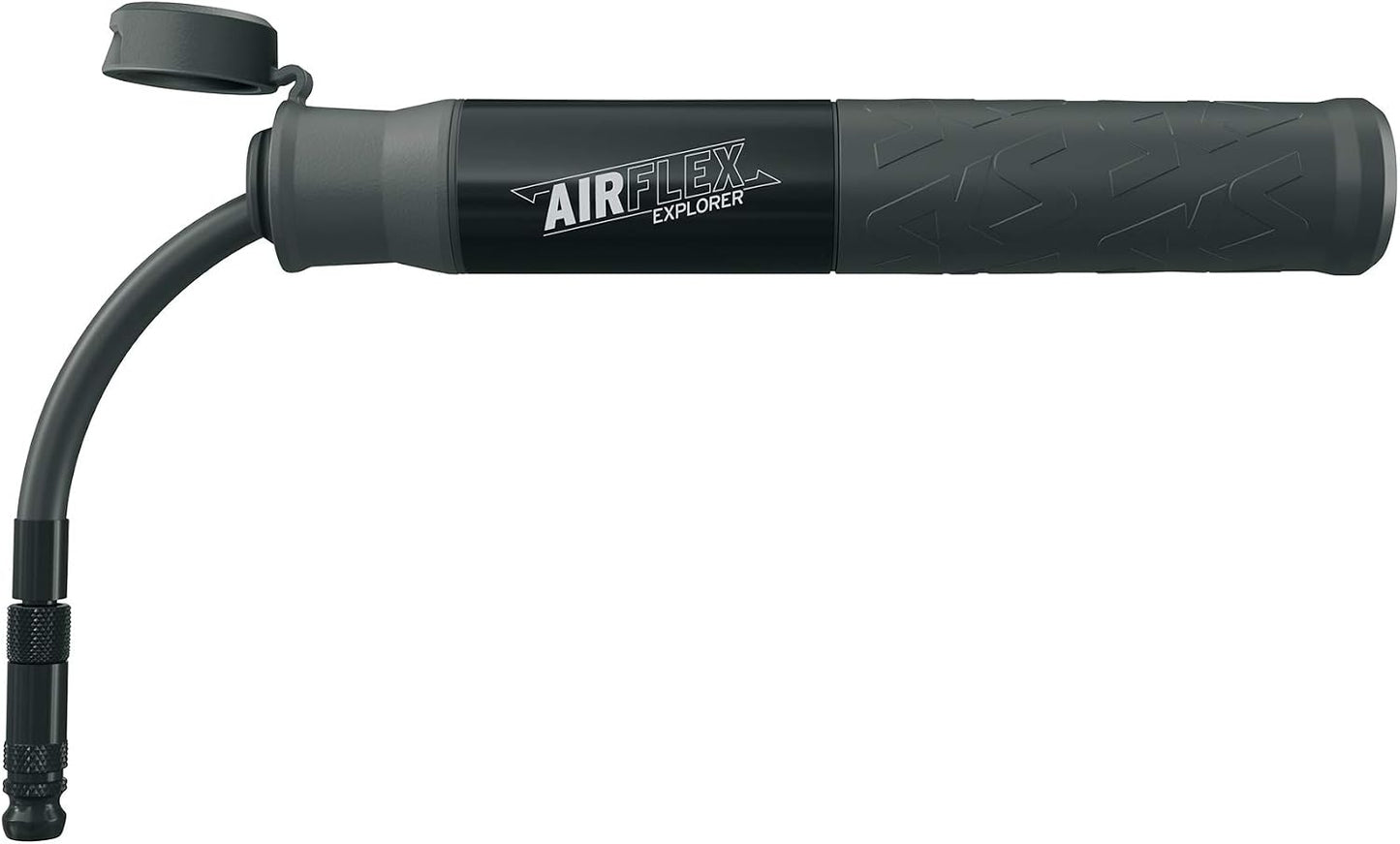 Minipumpe Airflex Racer, RACER Luftpumpe - Rennrad Schwarz