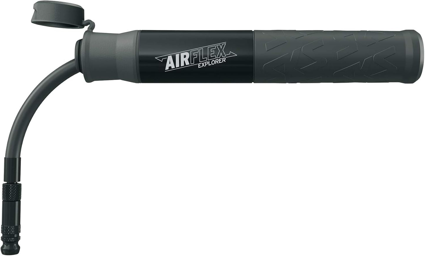 Minipumpe Airflex Explorer, EXPLORER Luftpumpe - Mountainbike Schwarz