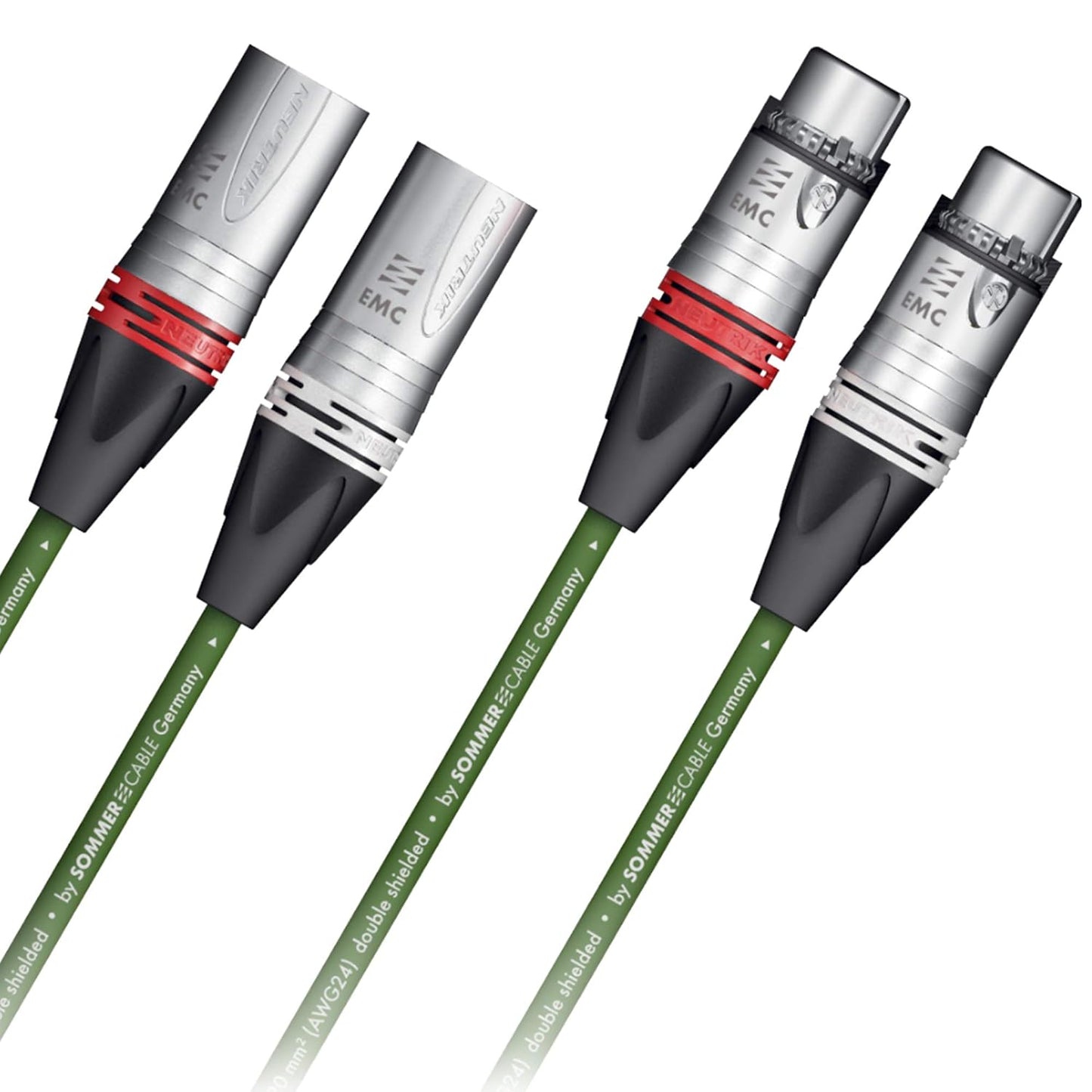 XLR NF-Phonokabel Albedo, 0,5m / 1.64 ft grün