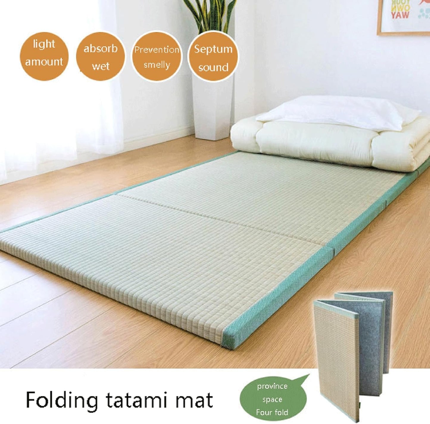 Tatami Futon-Matte, 100x200x3.5cm