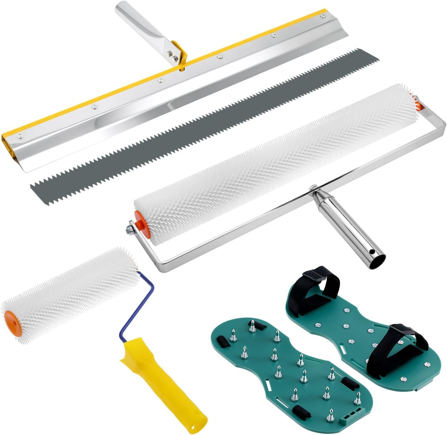 Bodenbeschichtungs-Set mit Entlüftungswalze (4-teilig), 4 Stück