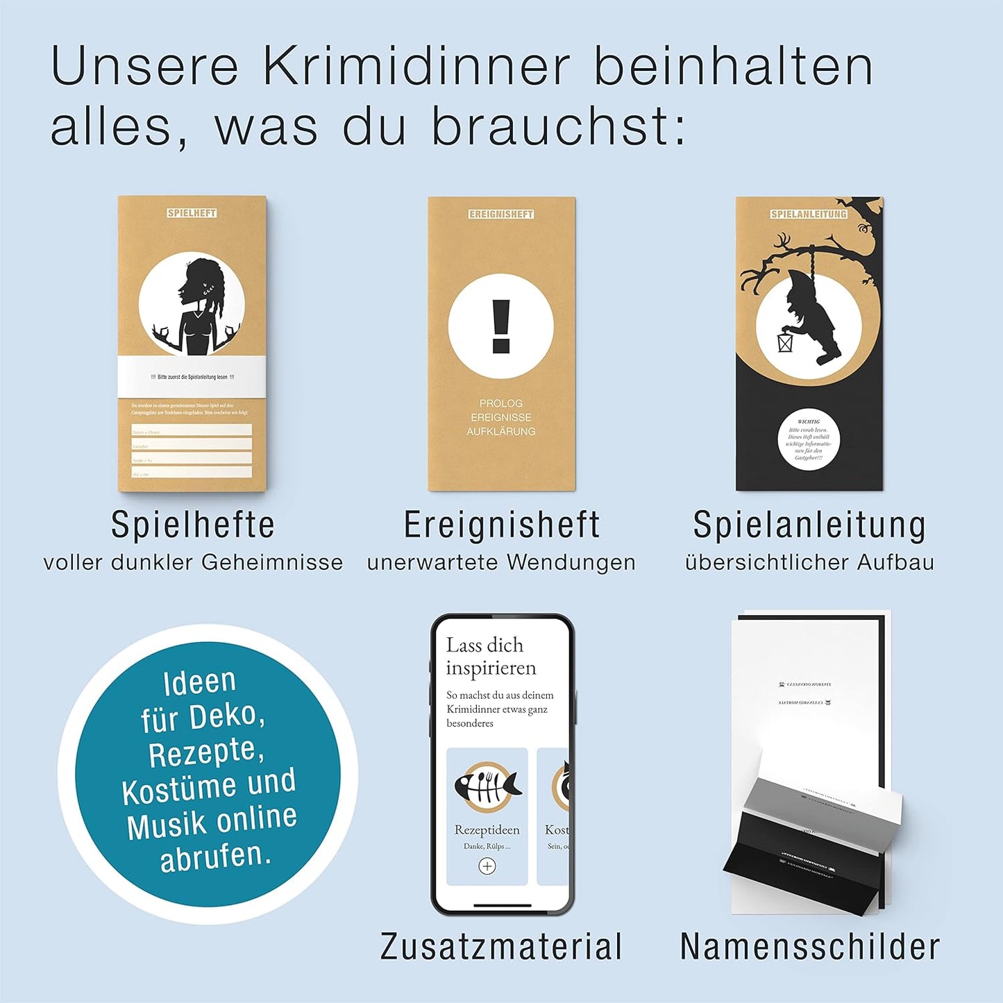 Dauercamper, Dosenbier und eine Leiche - Krimidinner