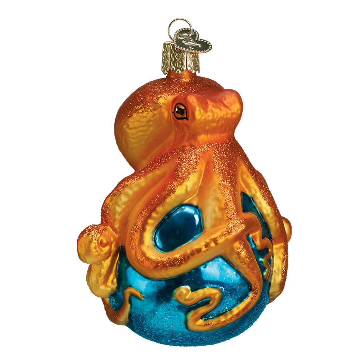 Meerestiere Weihnachtsbaumanhänger: Octopus, 3¾" Octopus