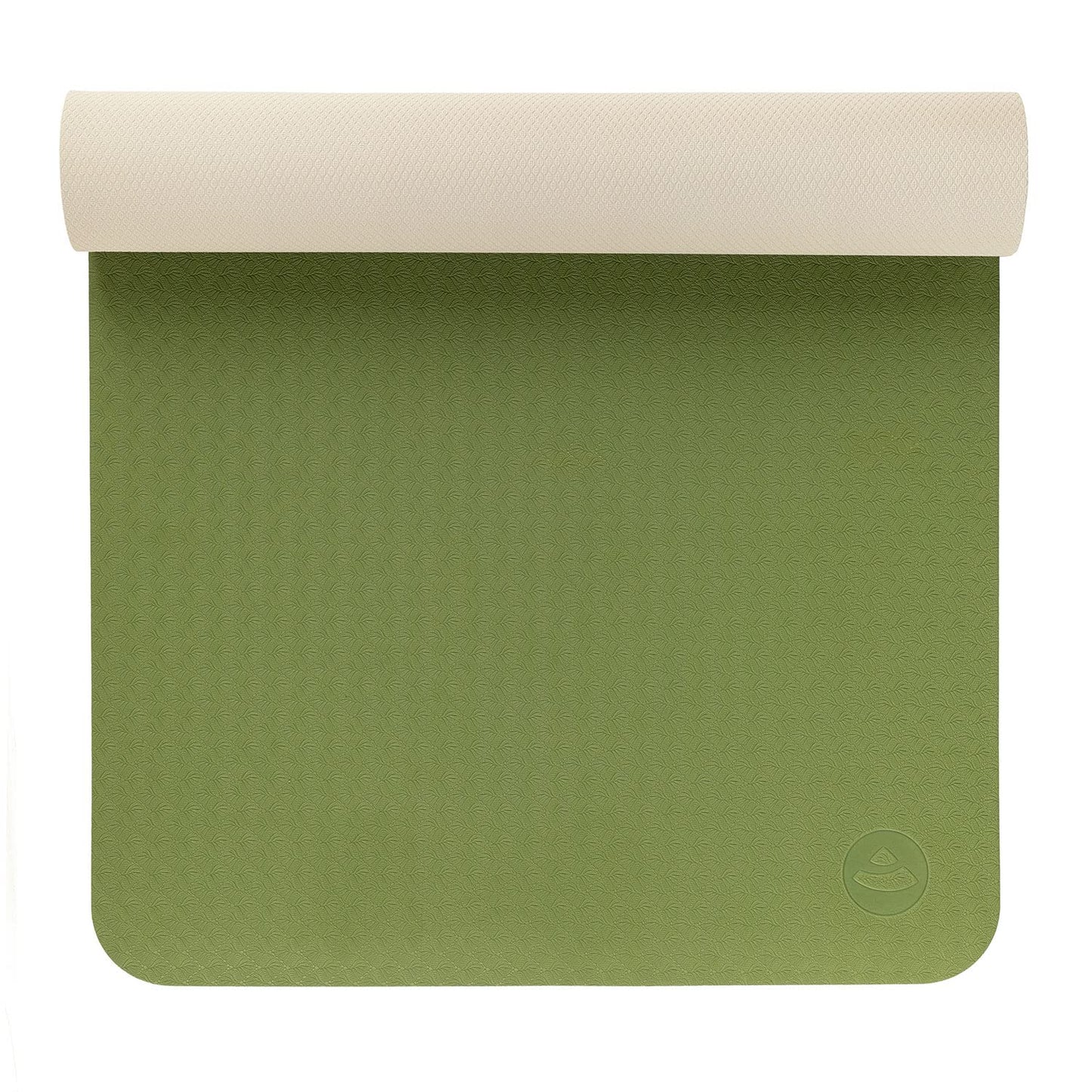 Rutschfeste Yogamatte, olive/sand Yogamatte Flow